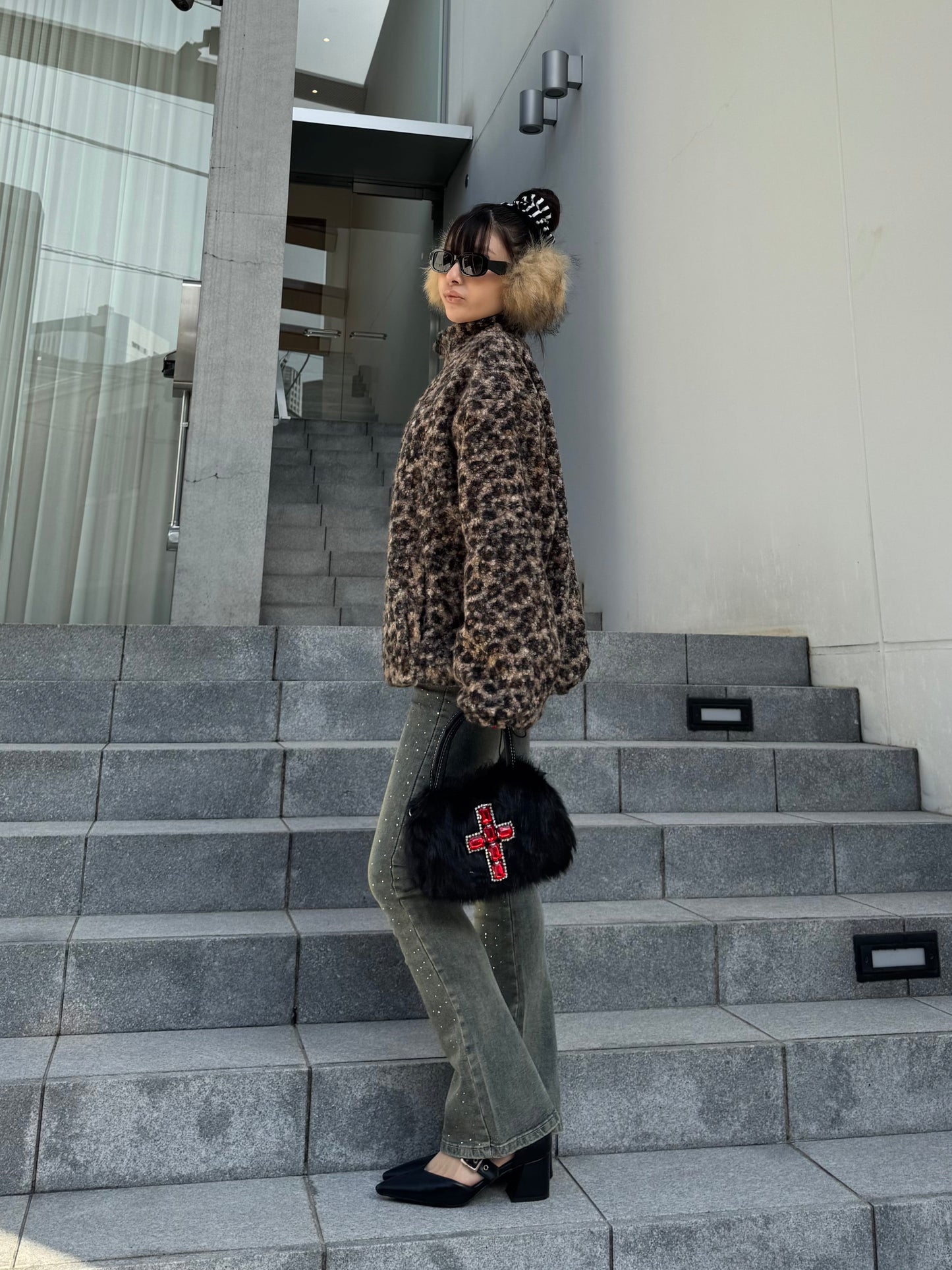 ラメフレアデニムパンツ DPB86159