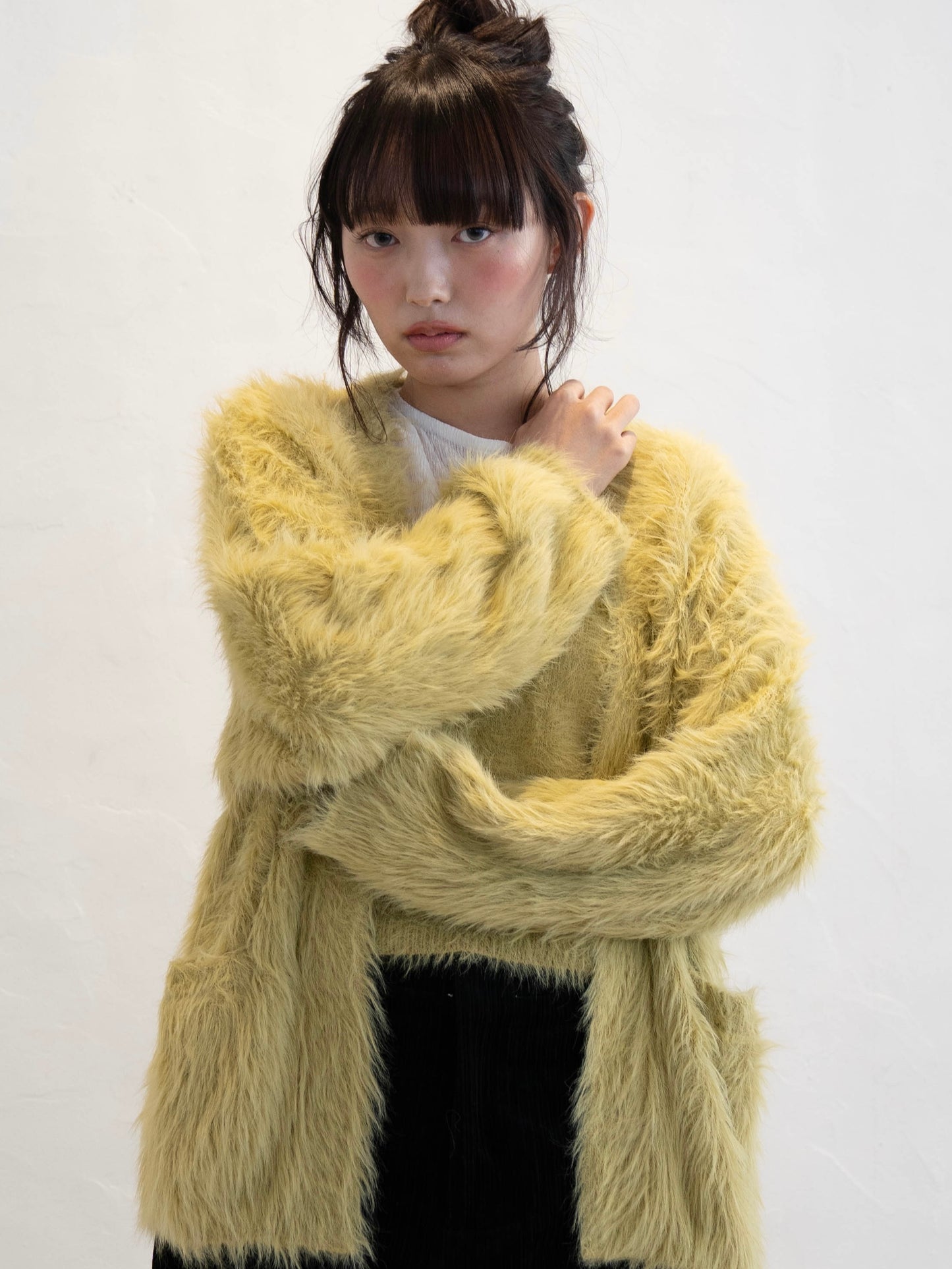 シャギーニットカーディガン DPC02003