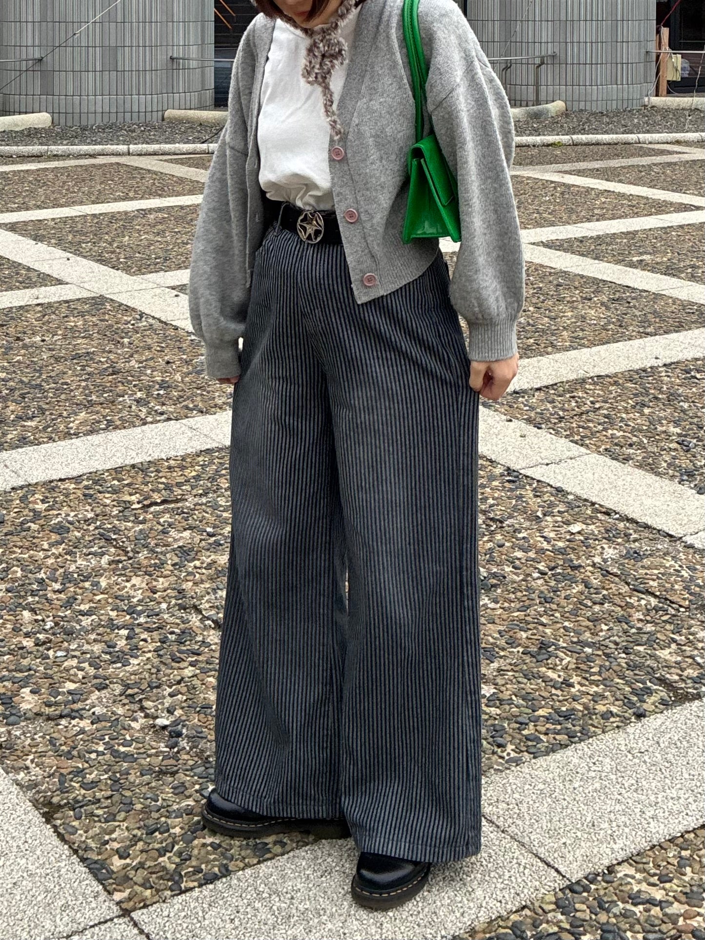 ストライプストレートパンツ DPA61445