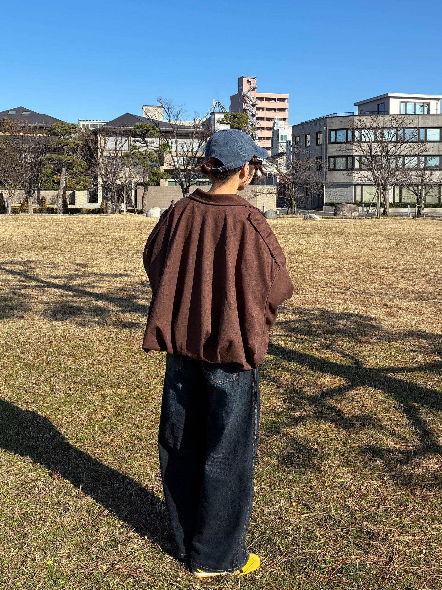 ブラウンスエードジャケット DPA61453