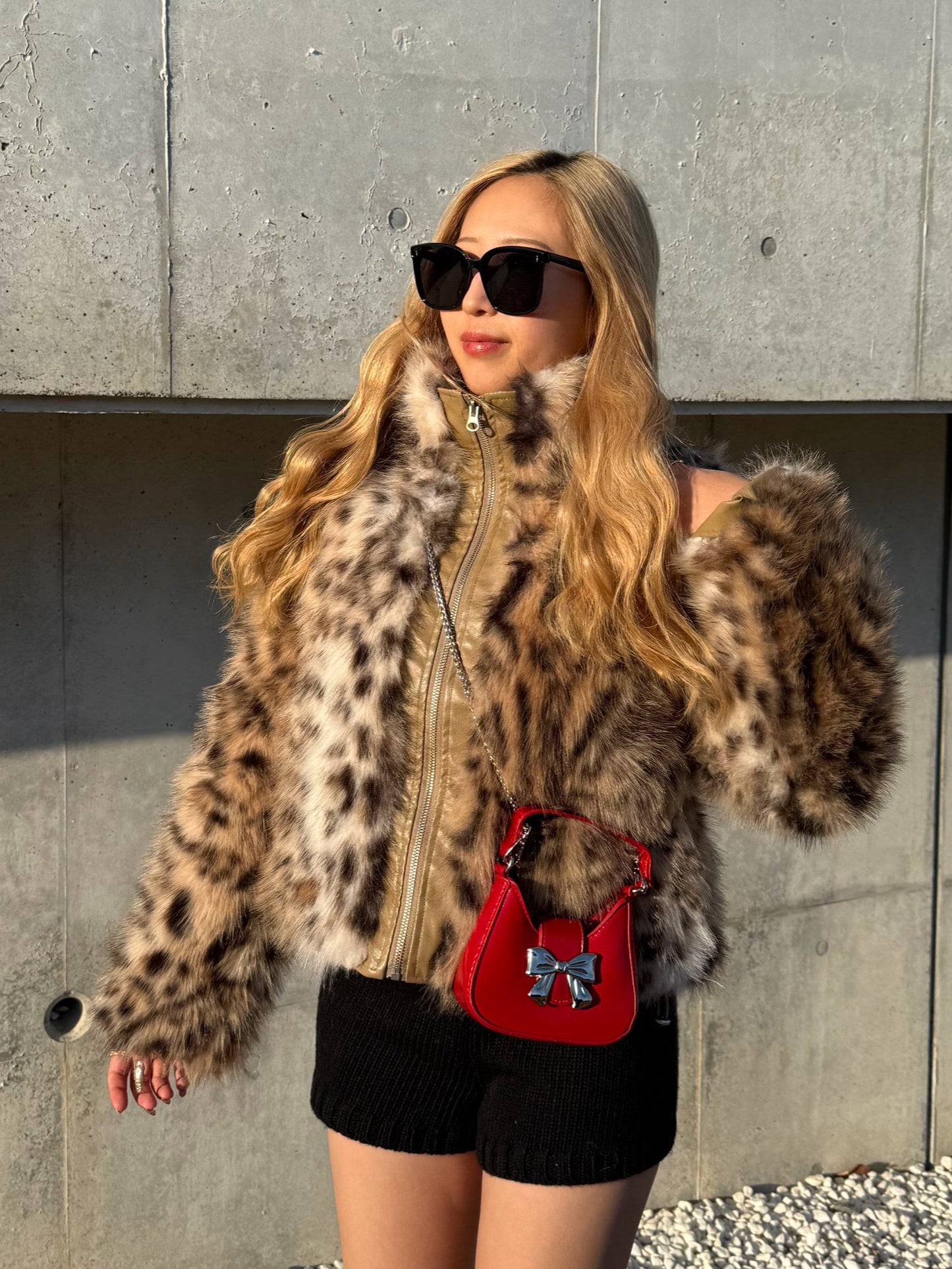 レオパードミニファーコート DPB73539