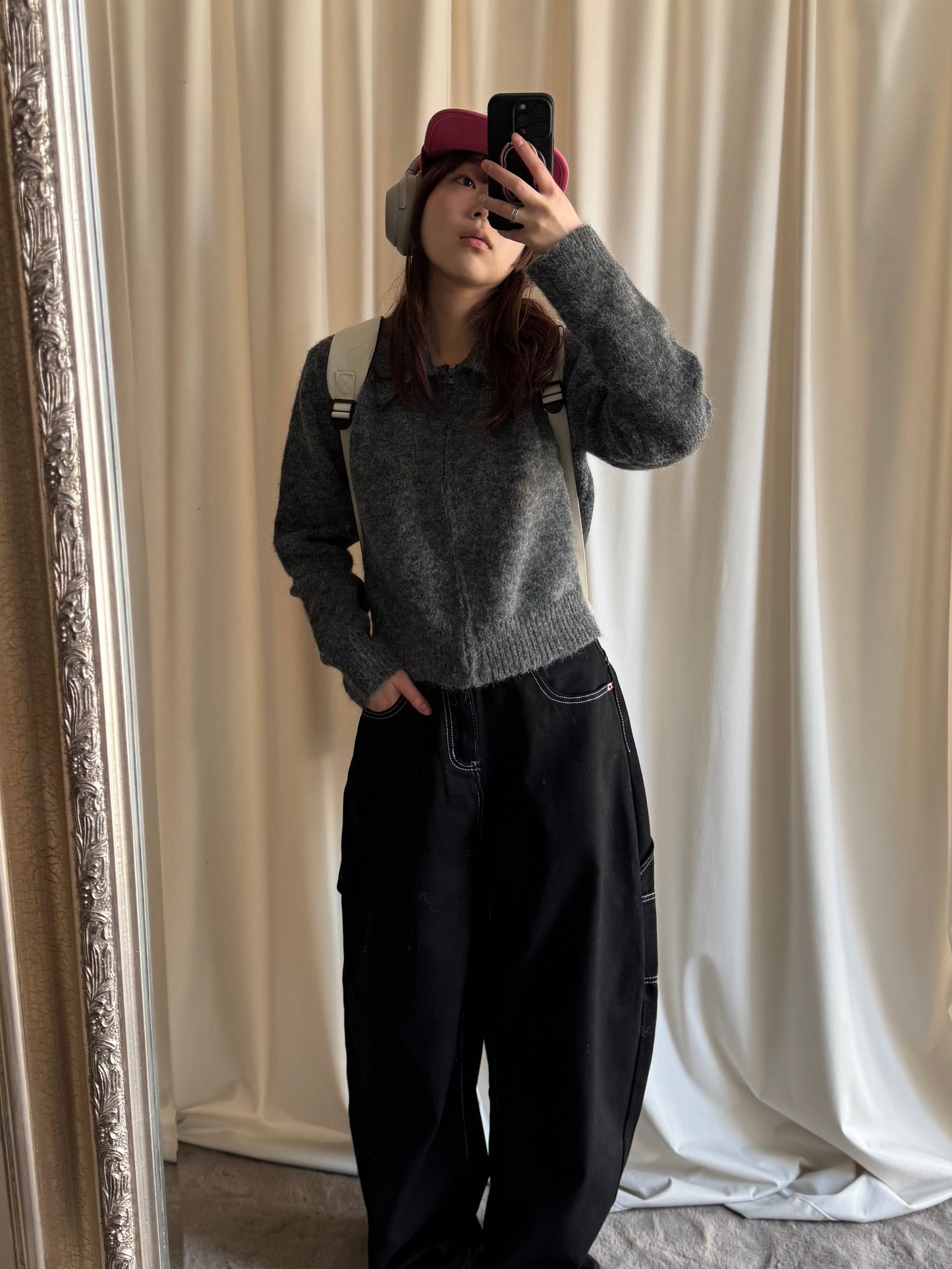 ジップアップニットカーディガン DPB91081