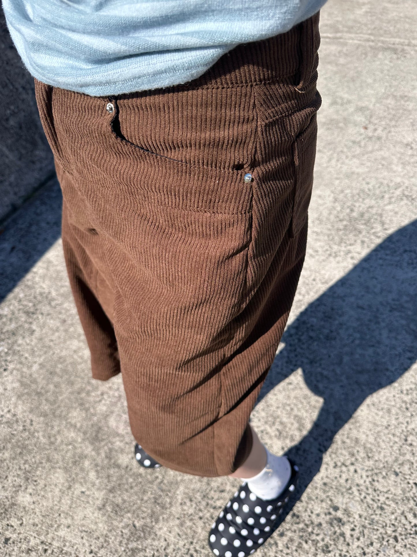 コーデュロイハーフパンツ DPB95071