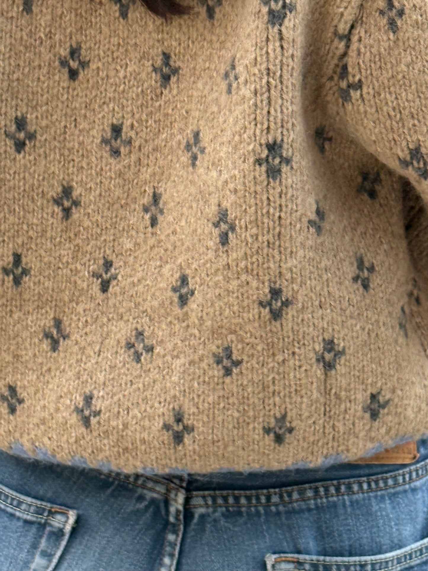 ラウンドネックスクリーンセーター DPA43710