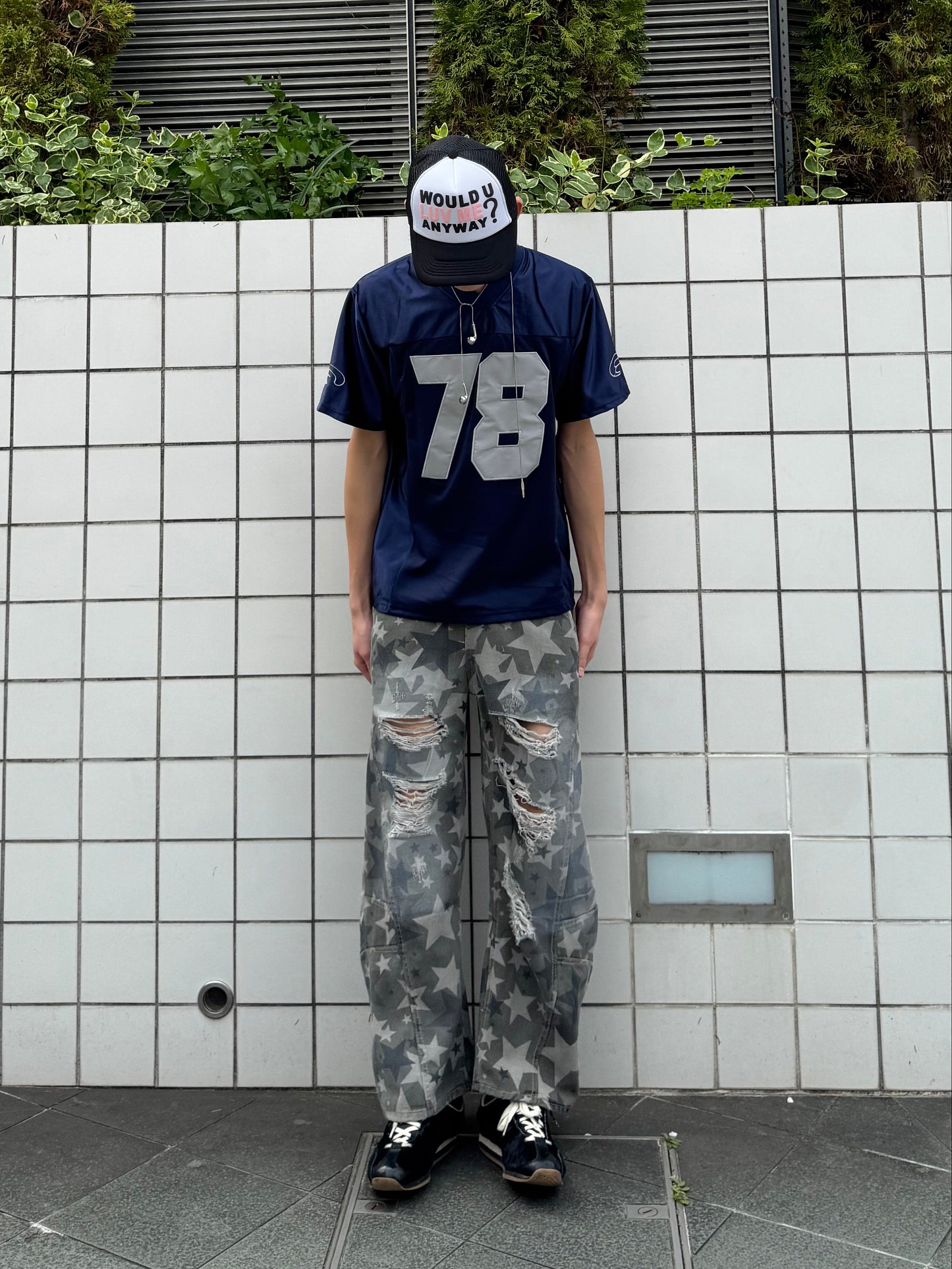 スターダメージデニムパンツ DPC05033