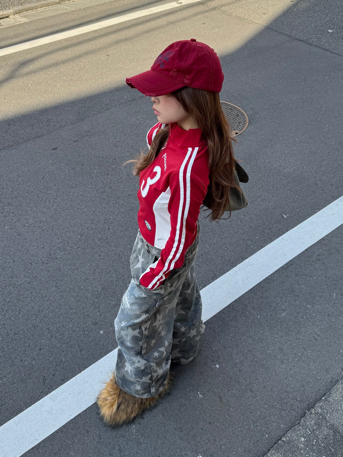 ダブルジップナンバートップス DPB86196