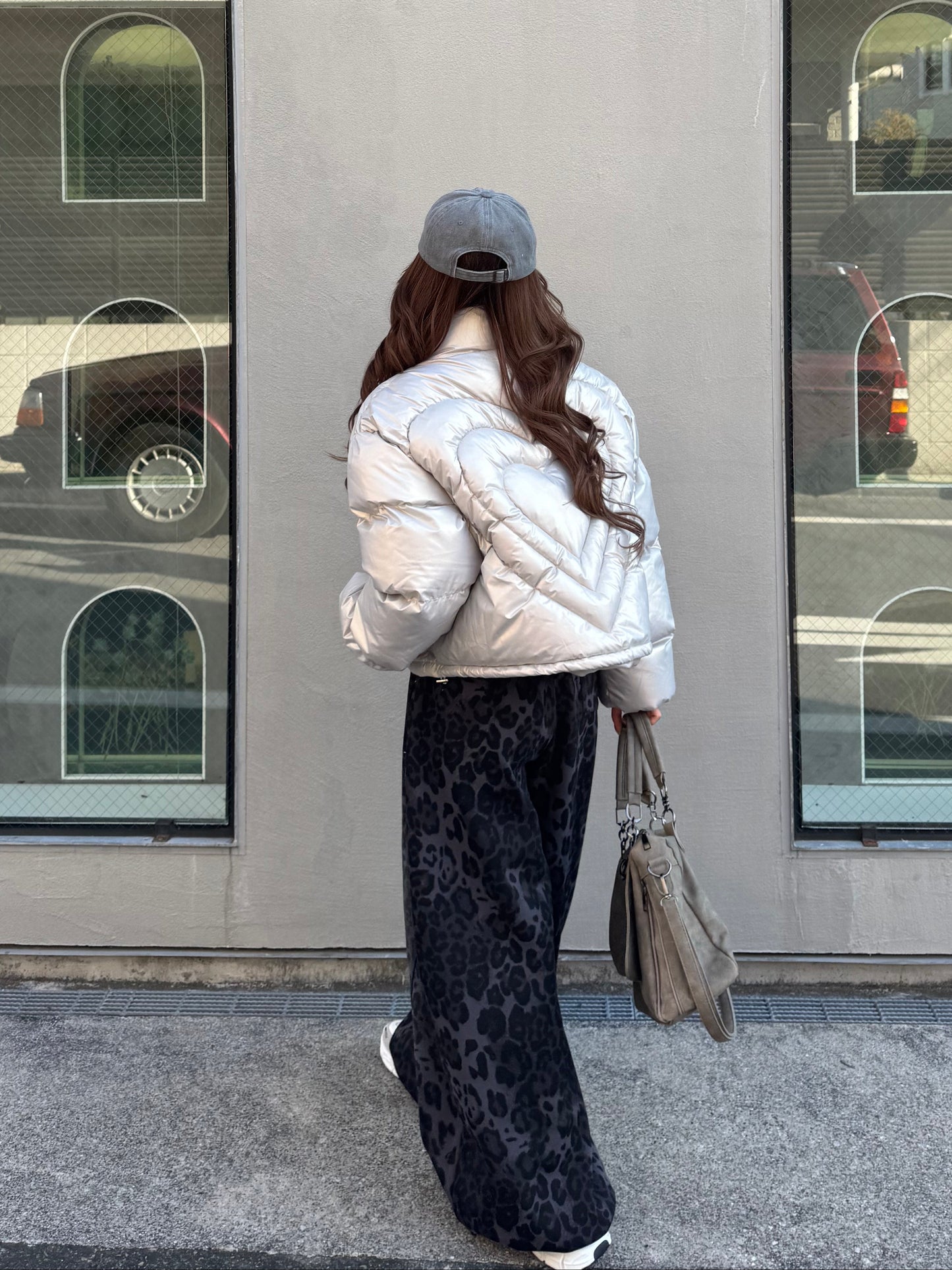 ウォッシュドレオパードスウェットパンツ DPB86171