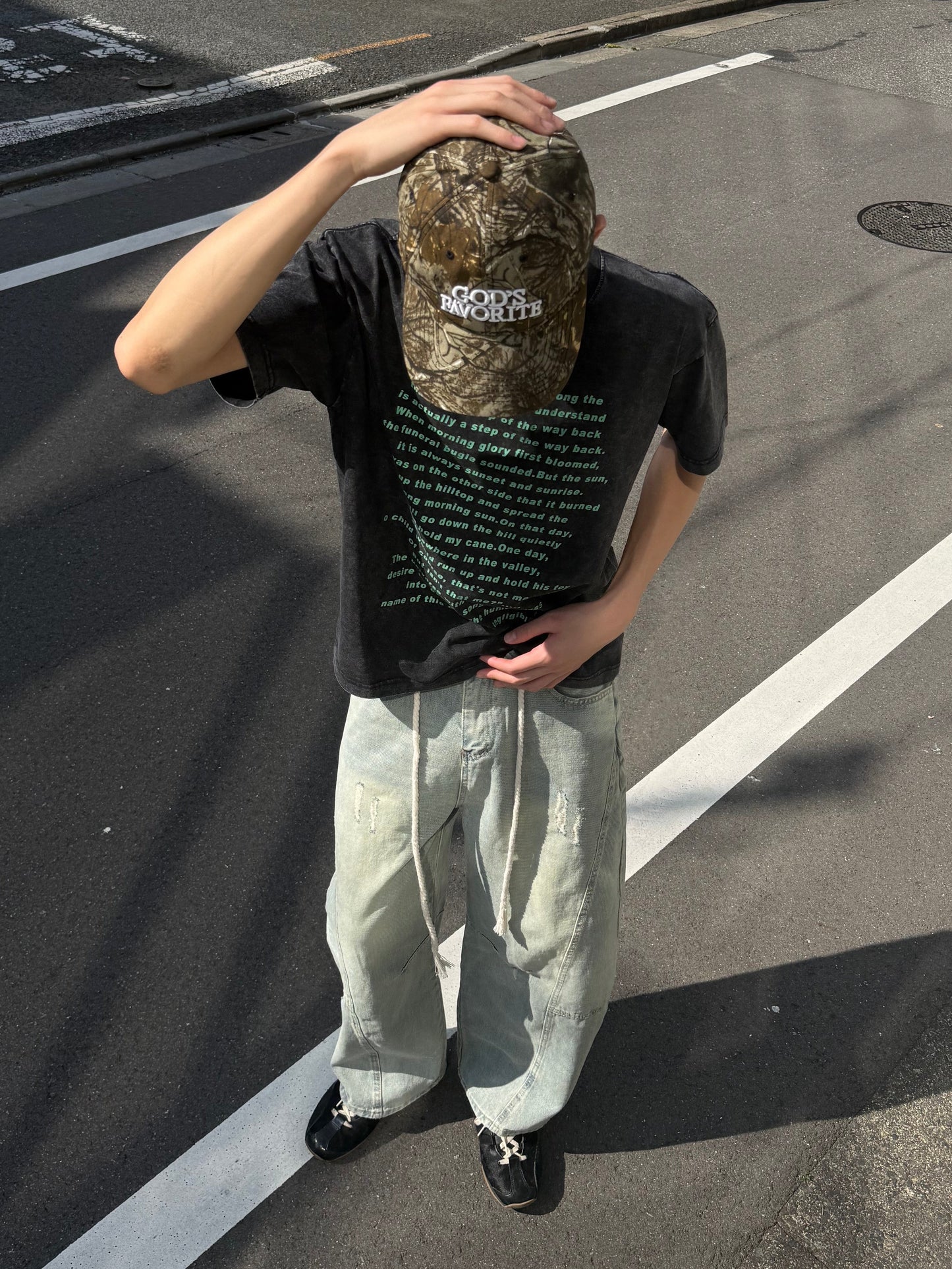 ウォッシュドバルーンデニムパンツ DPC05048