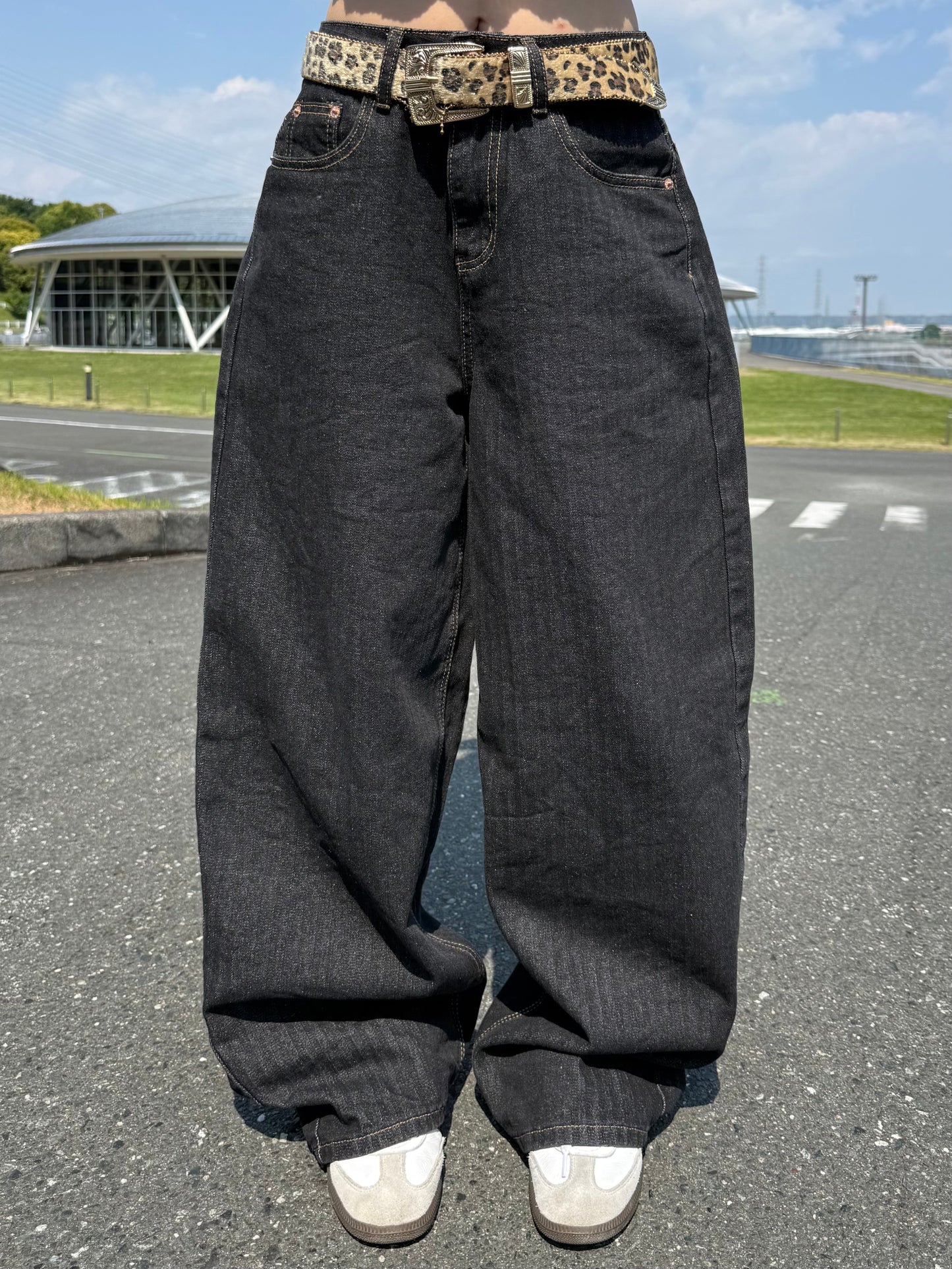 バックロゴストライプワイドパンツ DPB73629