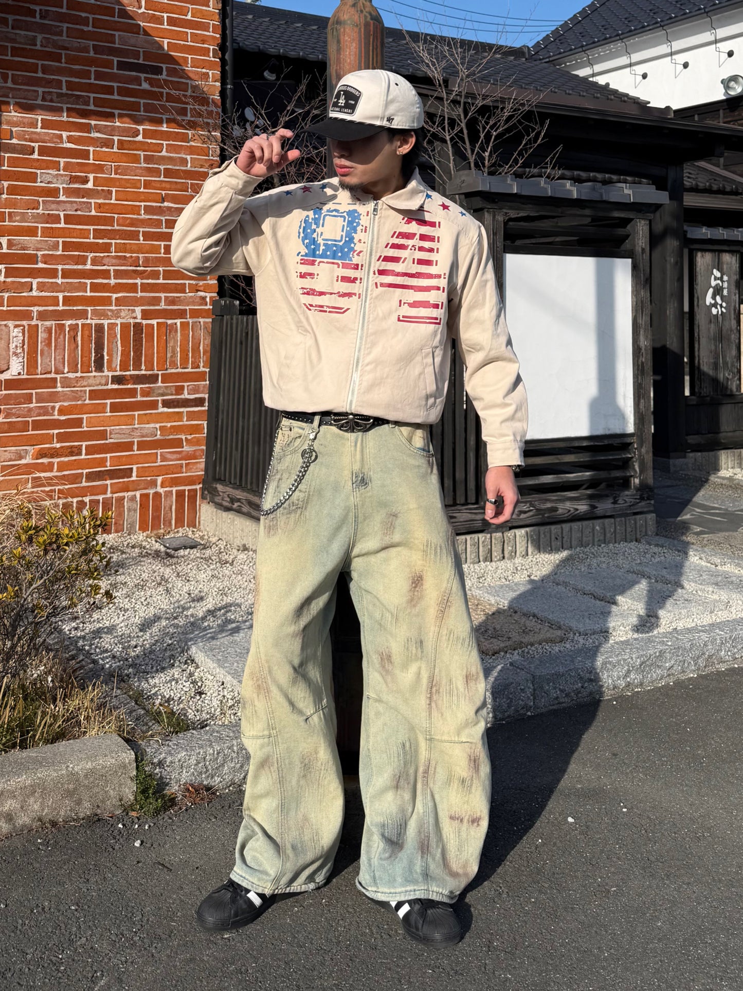 ダメージデザインデニムパンツ DPB90051