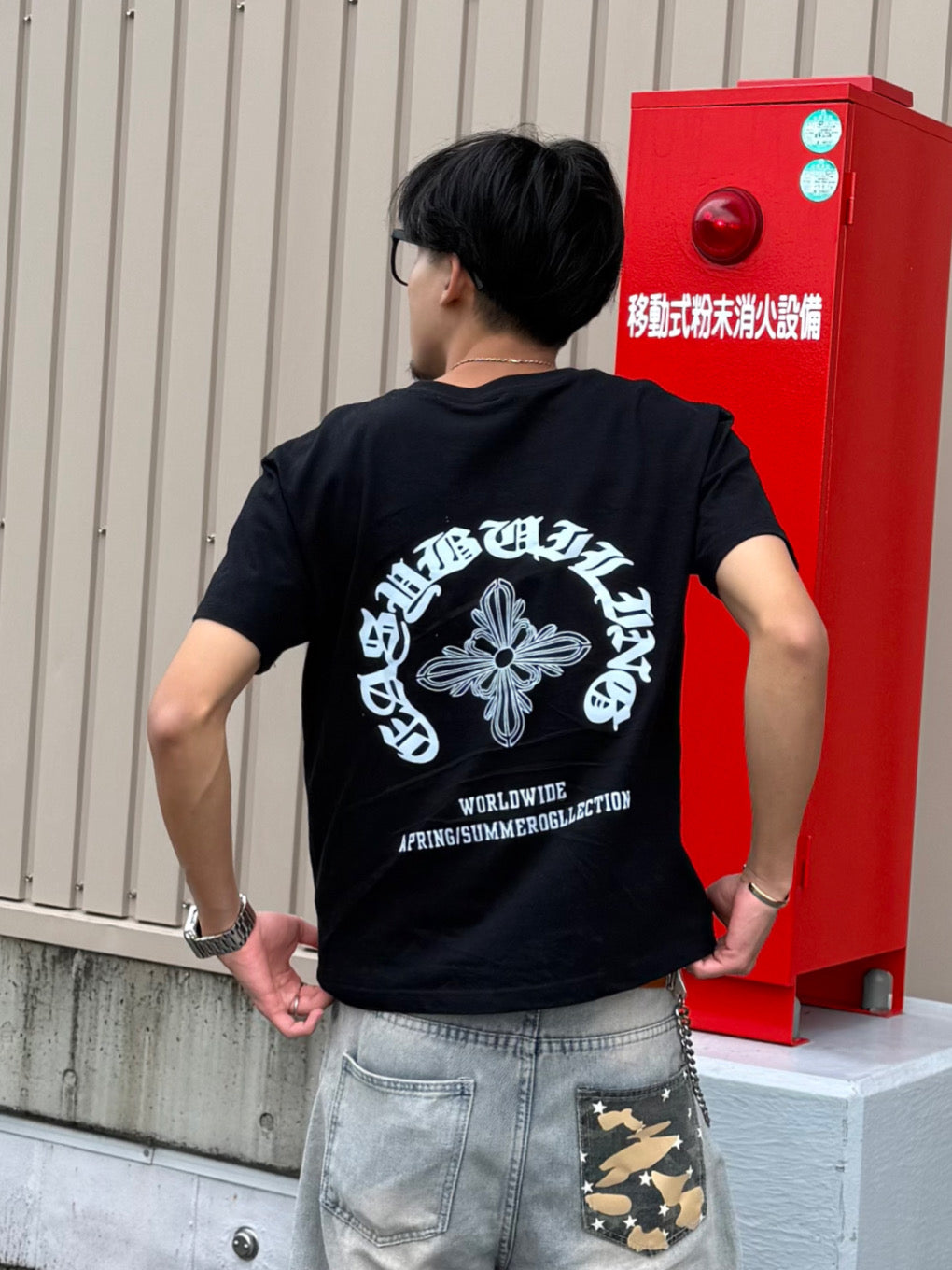 ゴシックバックロゴTシャツ DPB90210
