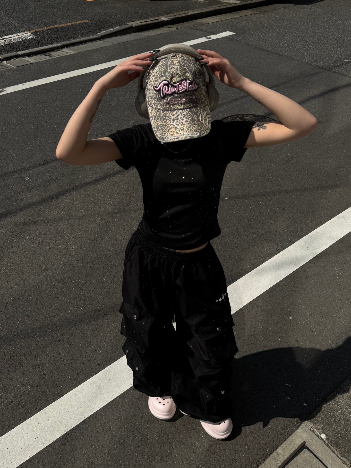 ラメクロップドTシャツ DPB86264