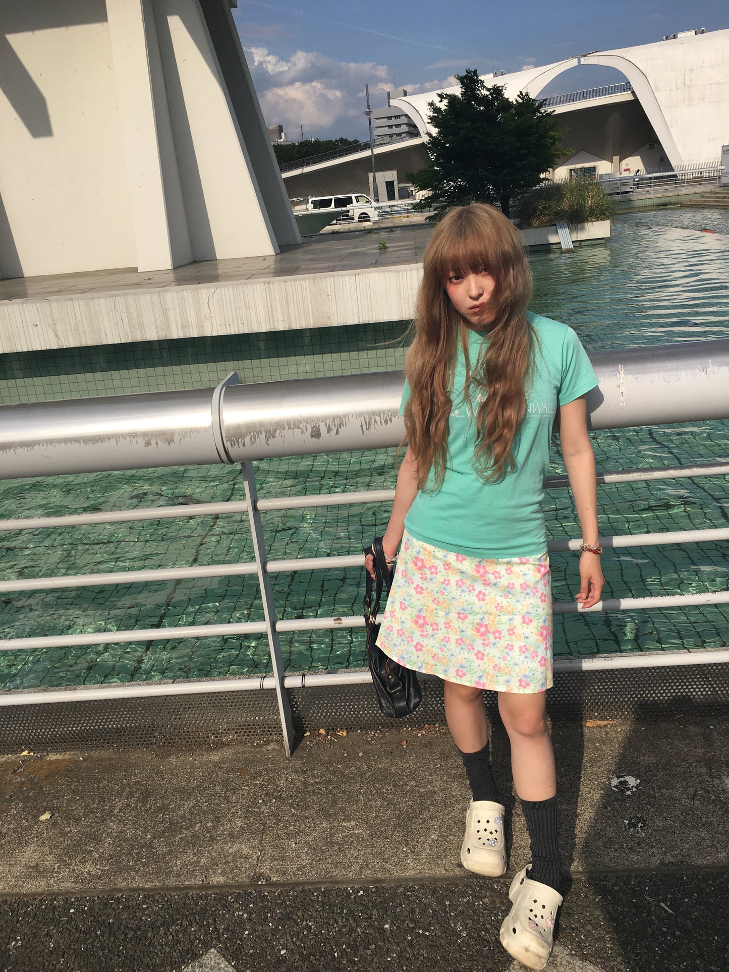 フラワーレーススカート DPC09015