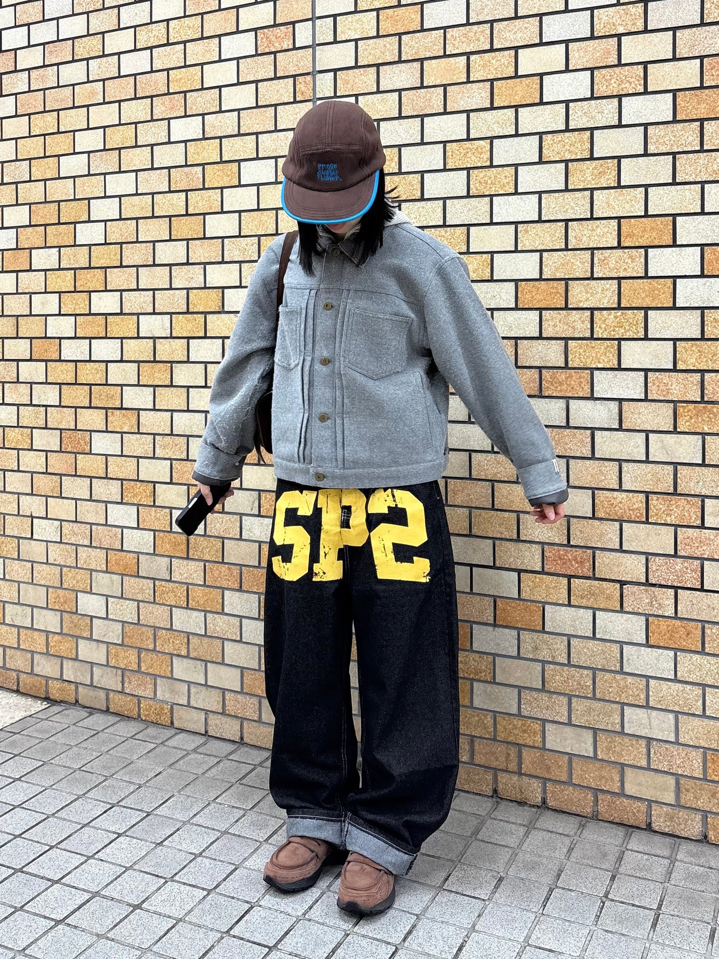 ハイストリートウォッシュロゴデニムパンツ DPB99026