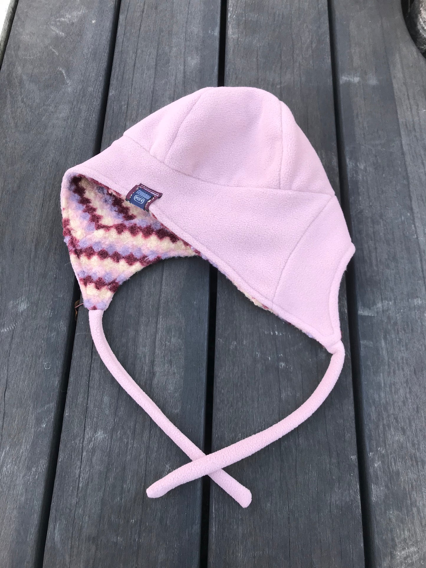 リバーシブルチェックフリースハット DPB89154