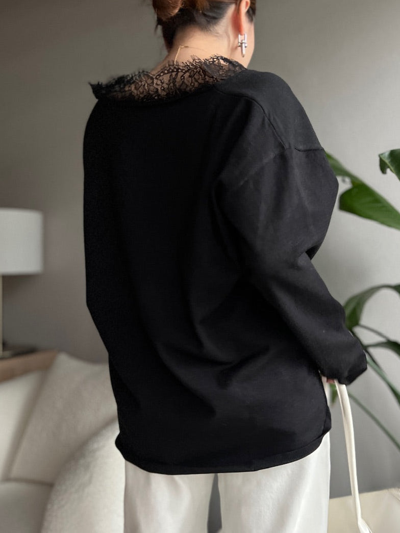 レースVネックニット DPB56358