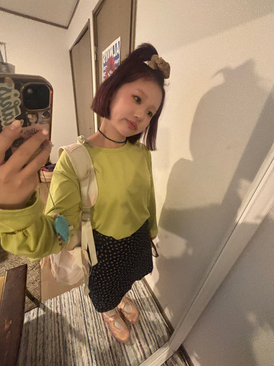 カップ付きベーシックカラーロンT DPC04047