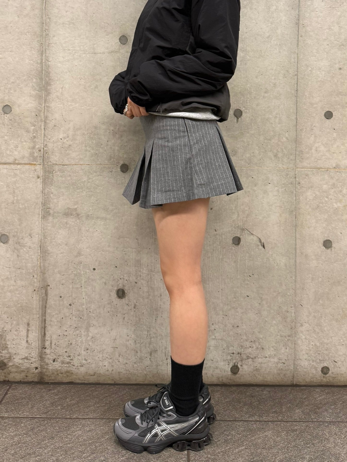 ストライププリーツスカート DPB93079