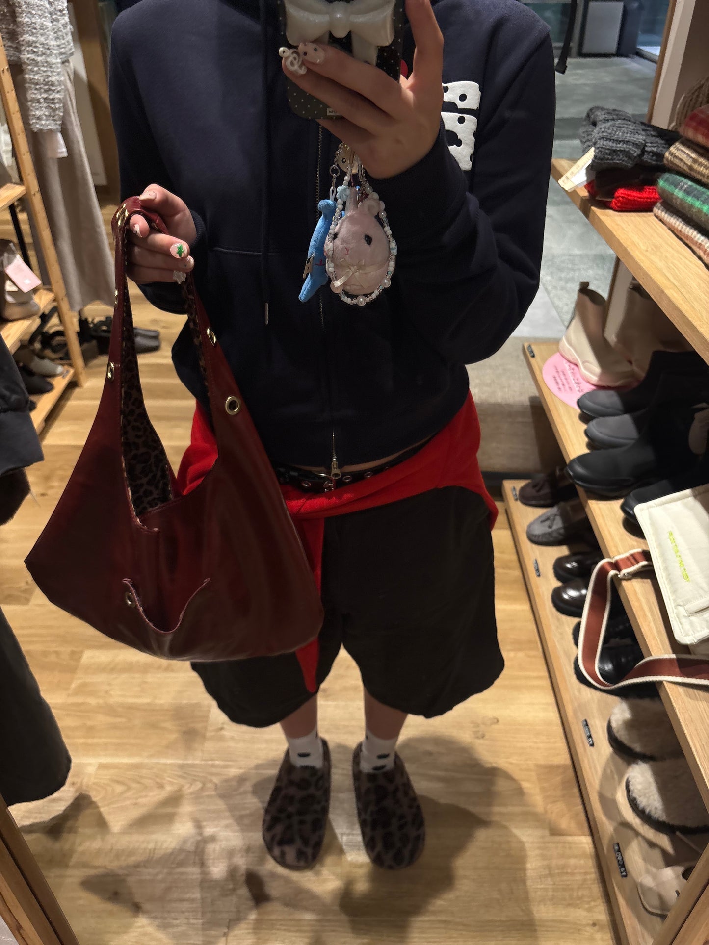 リバーシブルショルダーバッグ DPB89126