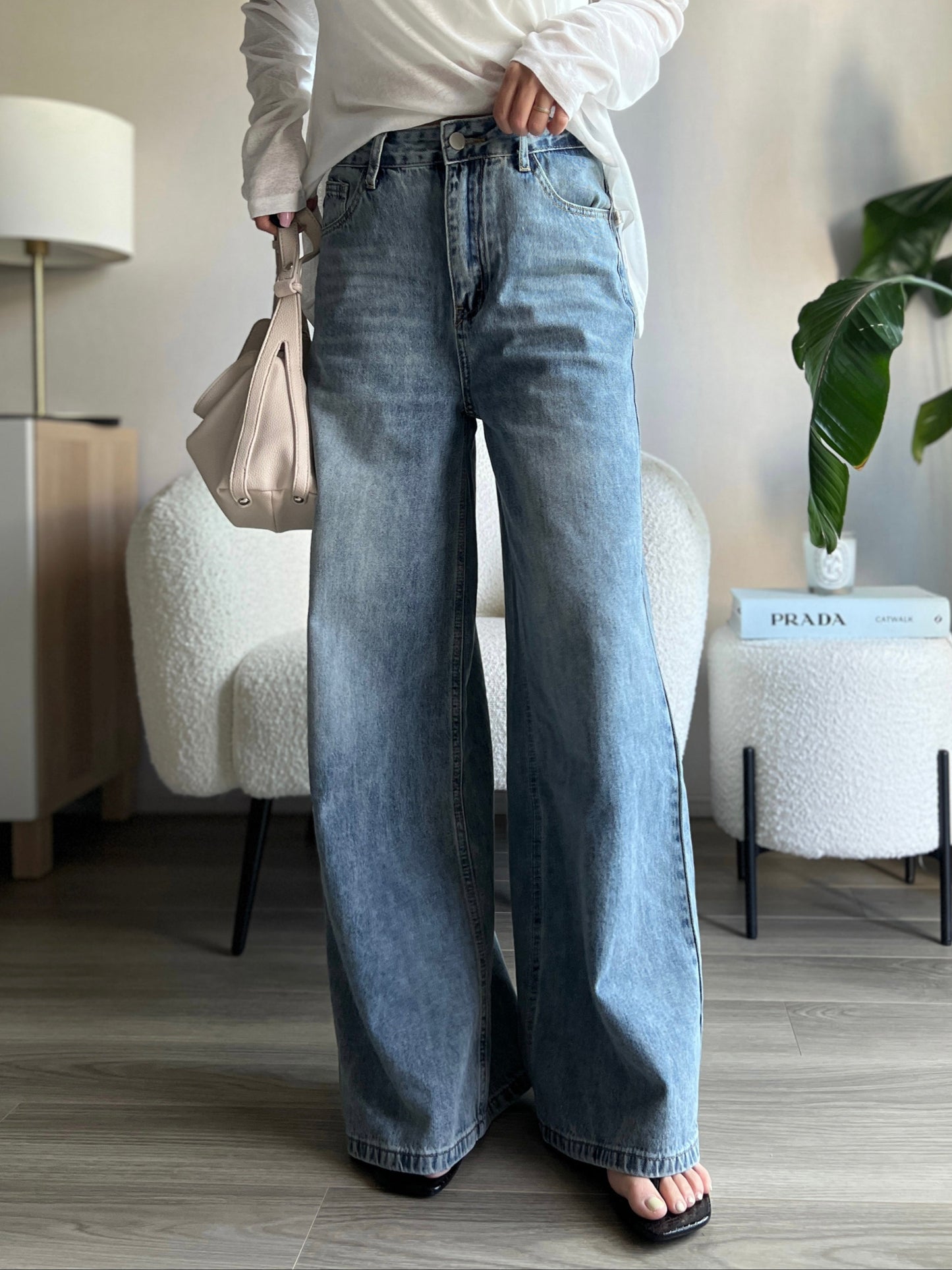 ワイドデニムパンツ DPB56282