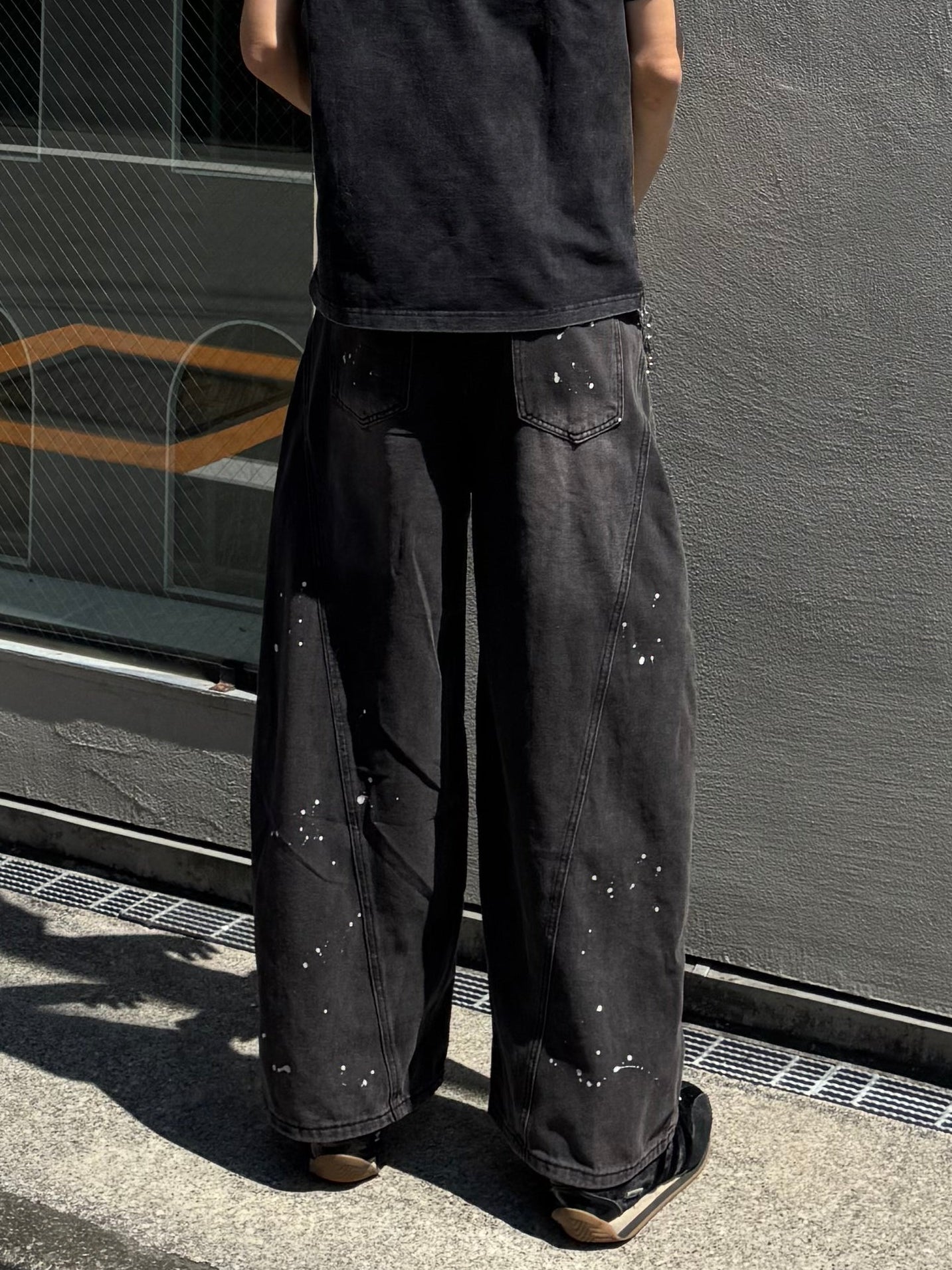 ペイントデザインデニムパンツ DPC05050