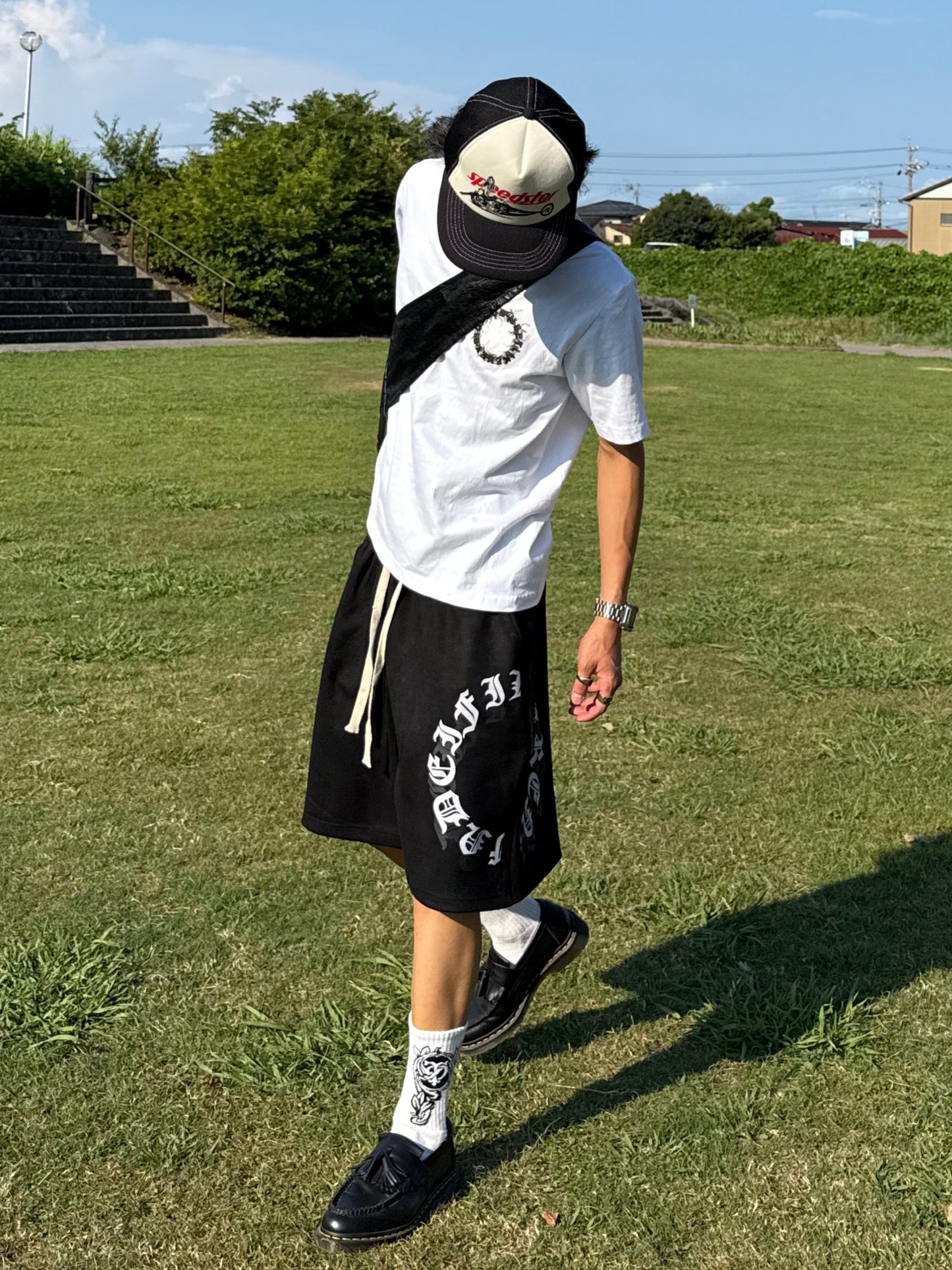 ゴシックロゴハーフパンツ DPB90010