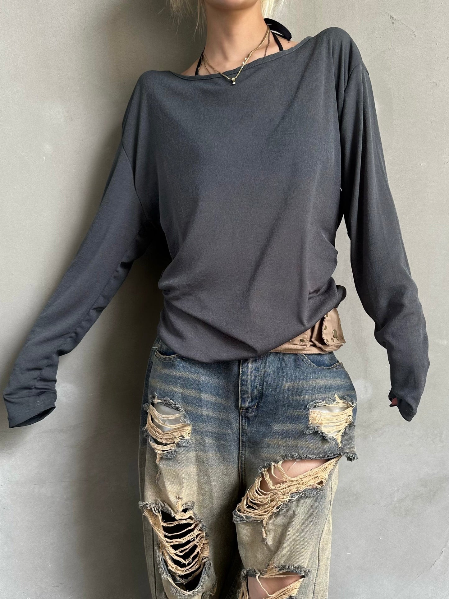 ルーズセミシアートップス DPB26629