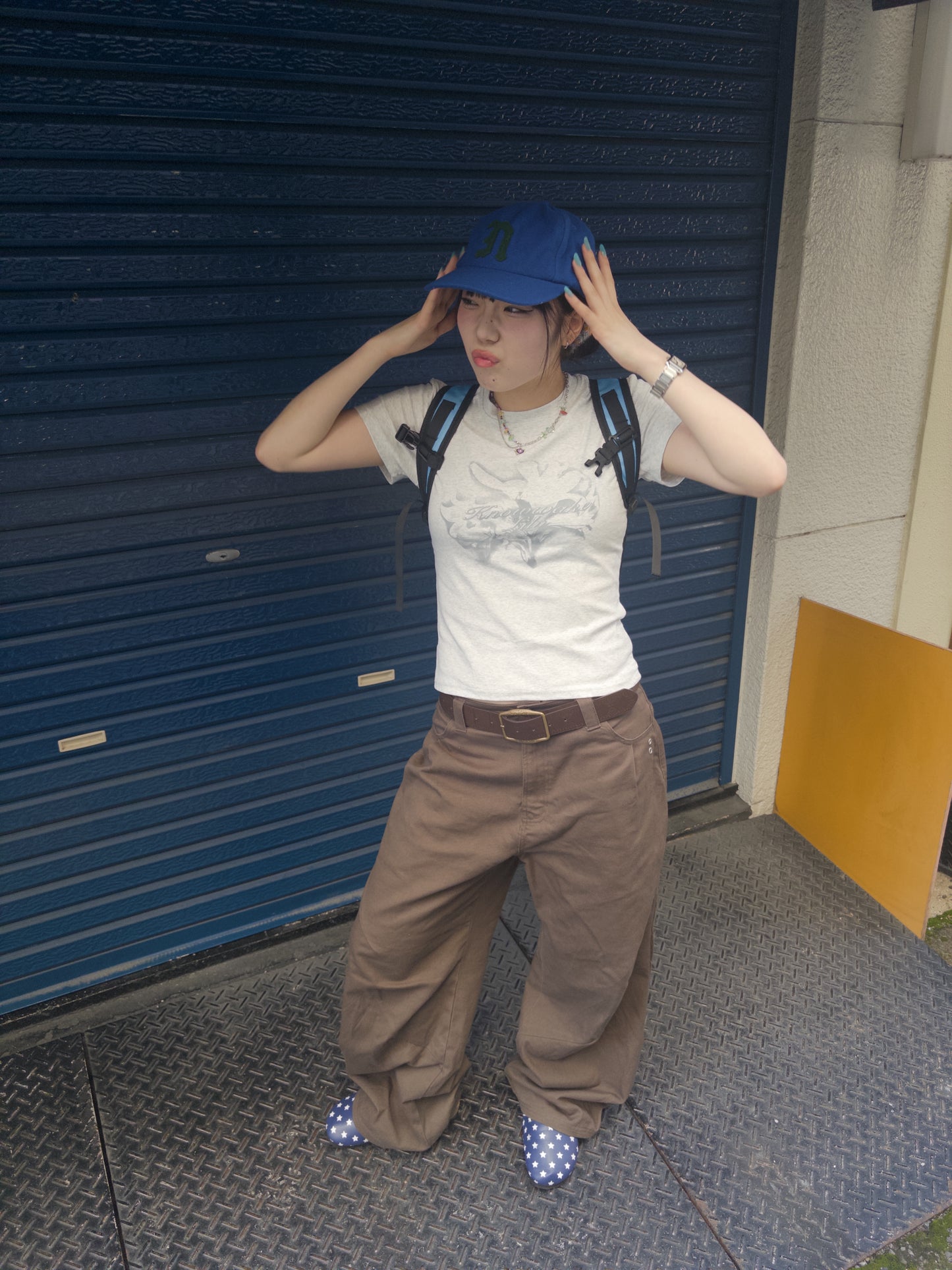 ニュアンスプリントTシャツ DPB89019