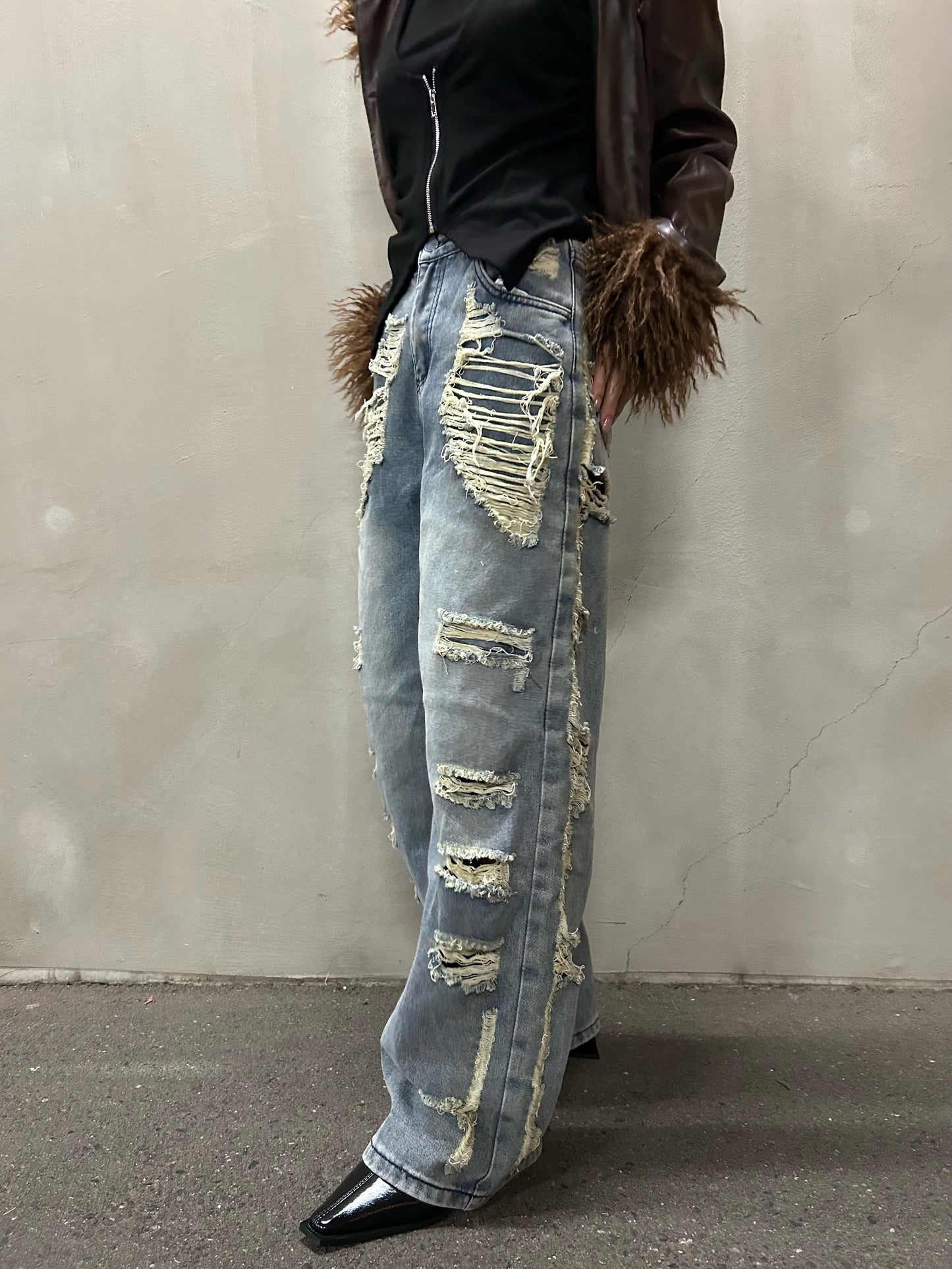 ハイダメージデニムパンツ DPB26667