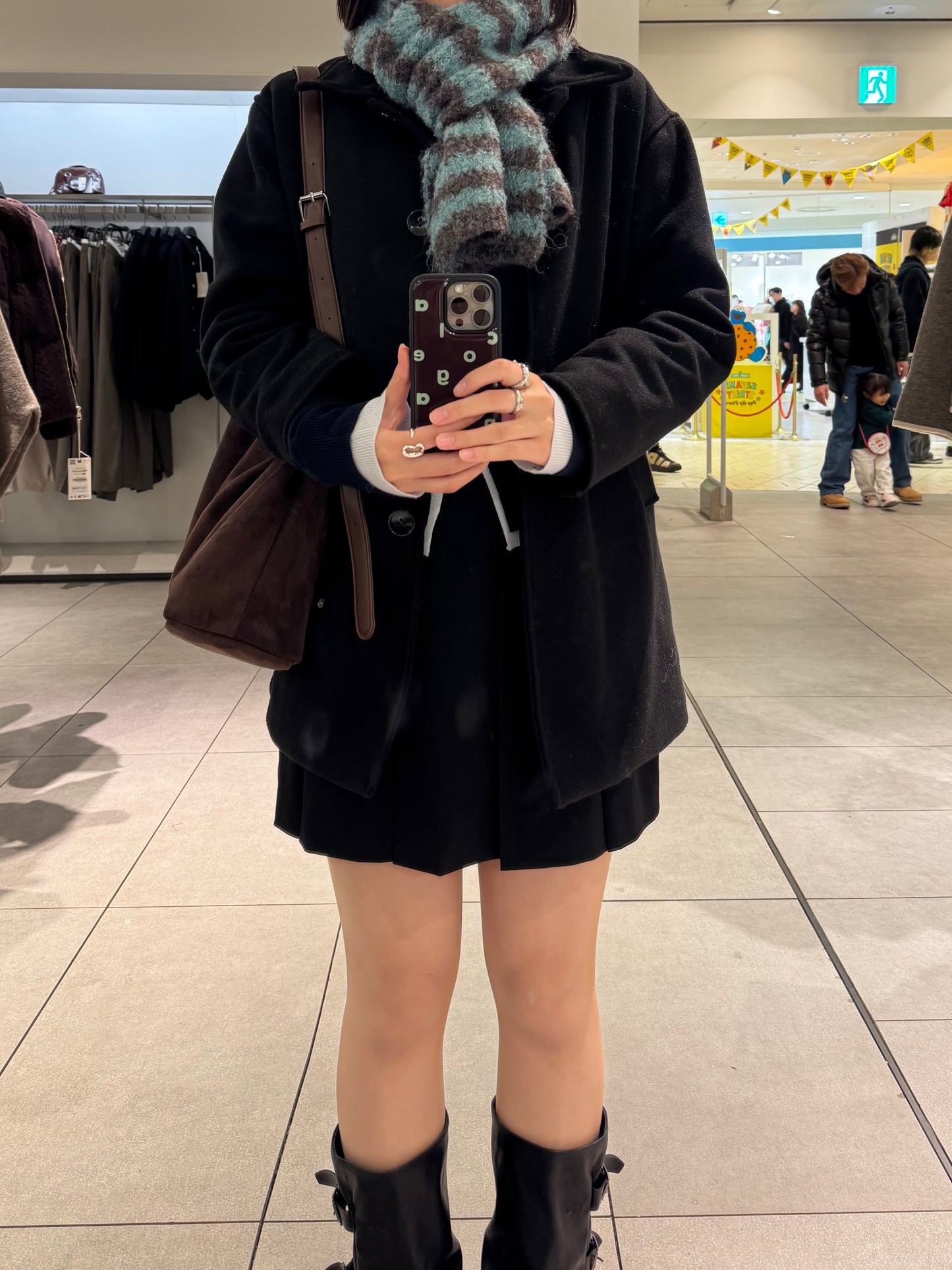 ボーダーニットマフラー DPB93057