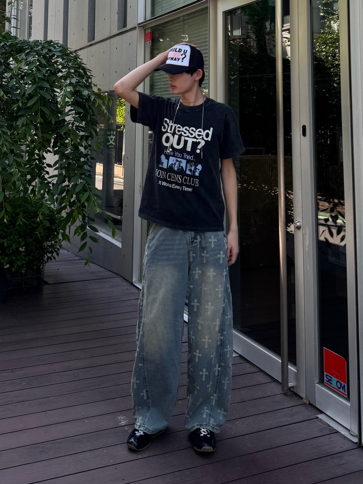 クロスロゴデニムパンツ DPC05020