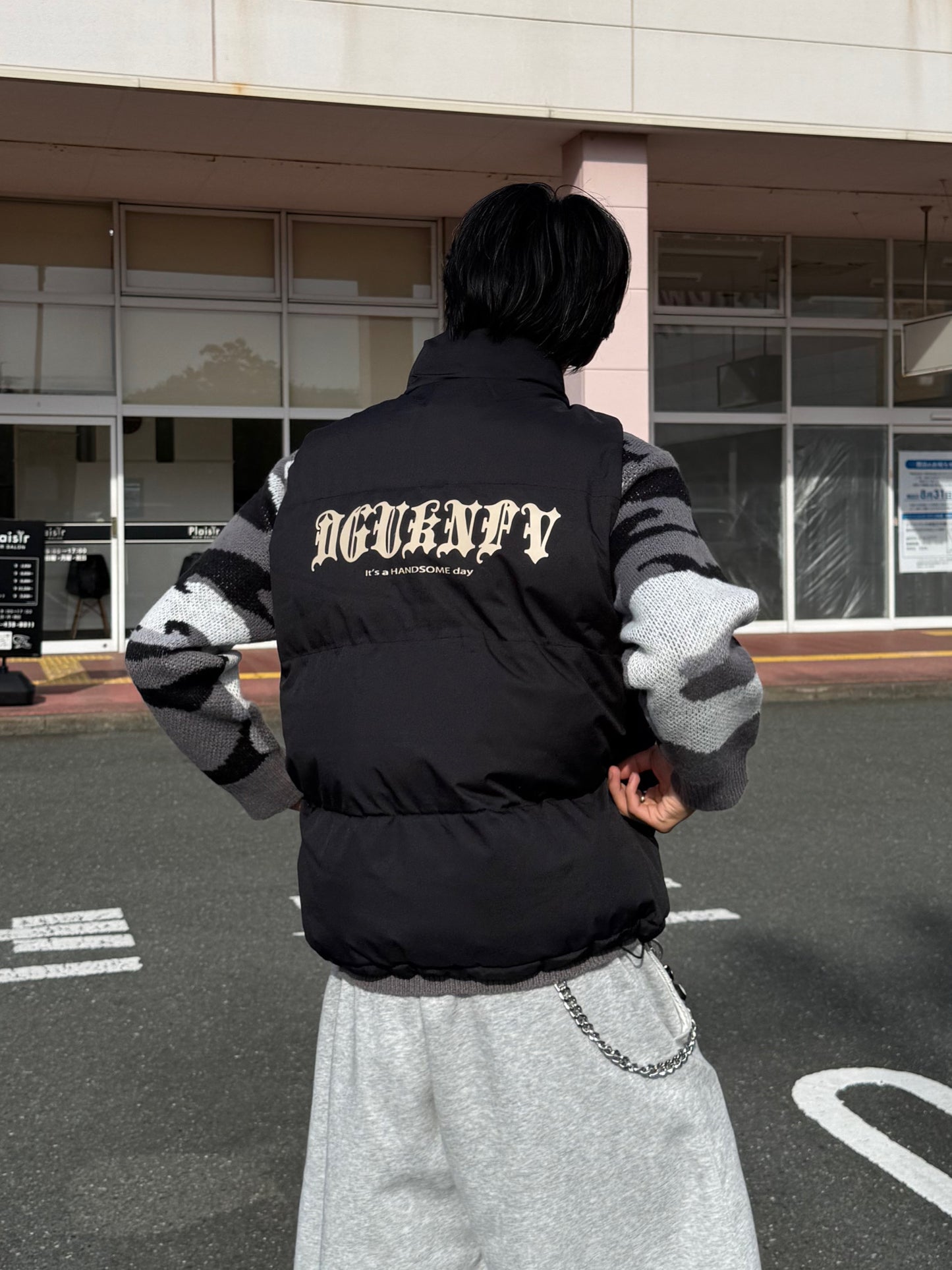 バックロゴダウンベスト DPB90062