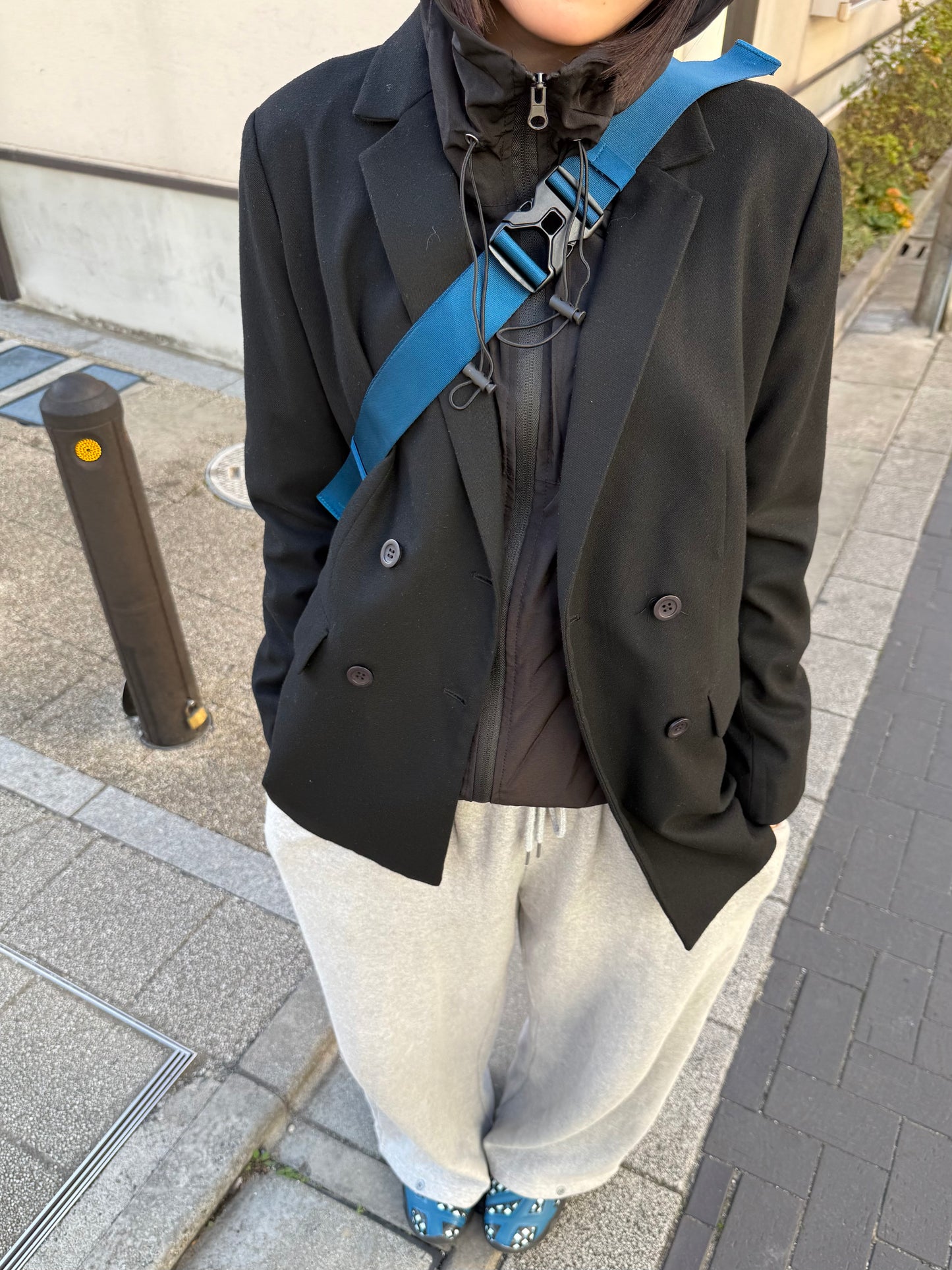 ブラックシェルジャケット DPB93038