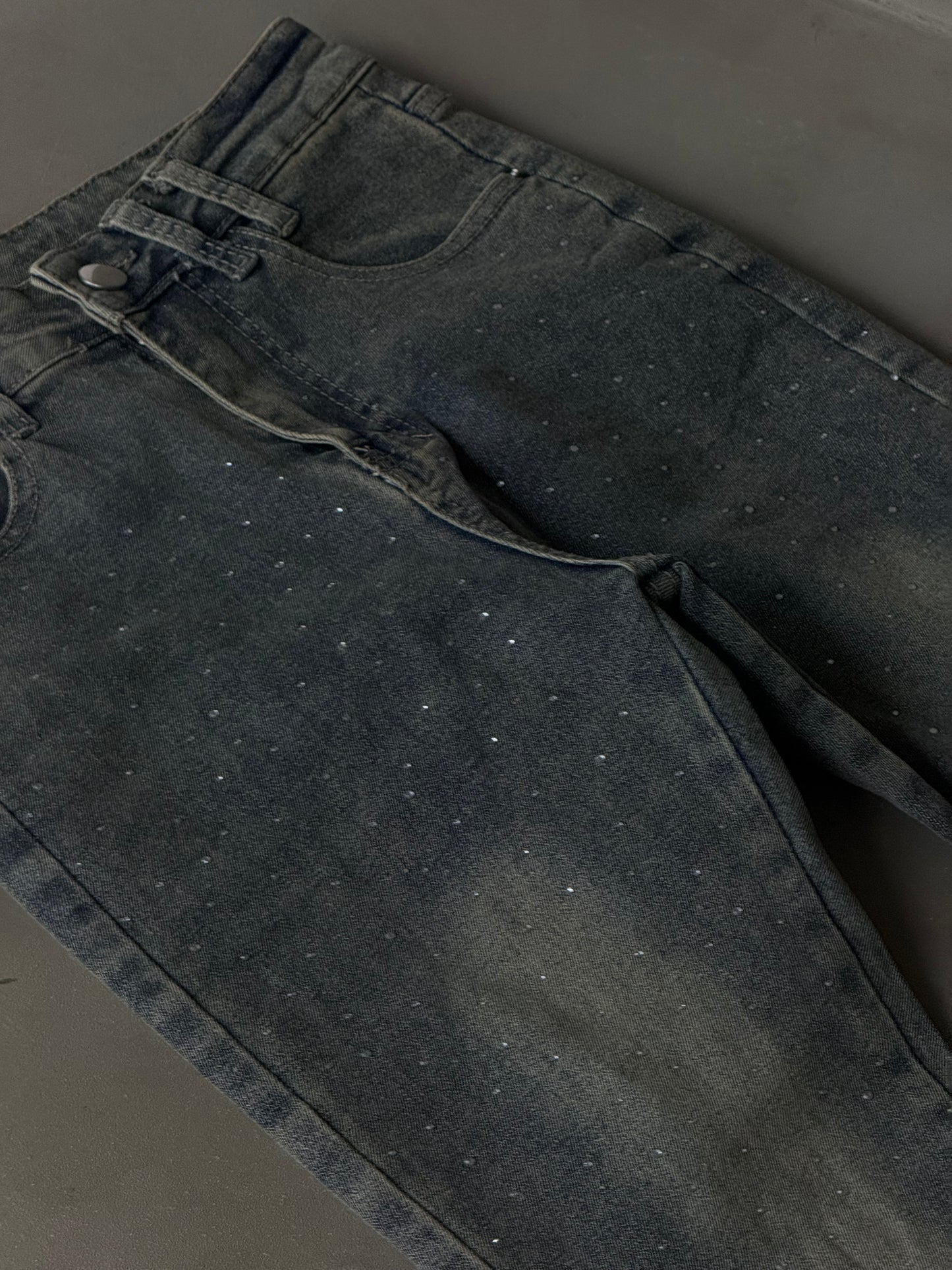 ラメフレアデニムパンツ DPB86159