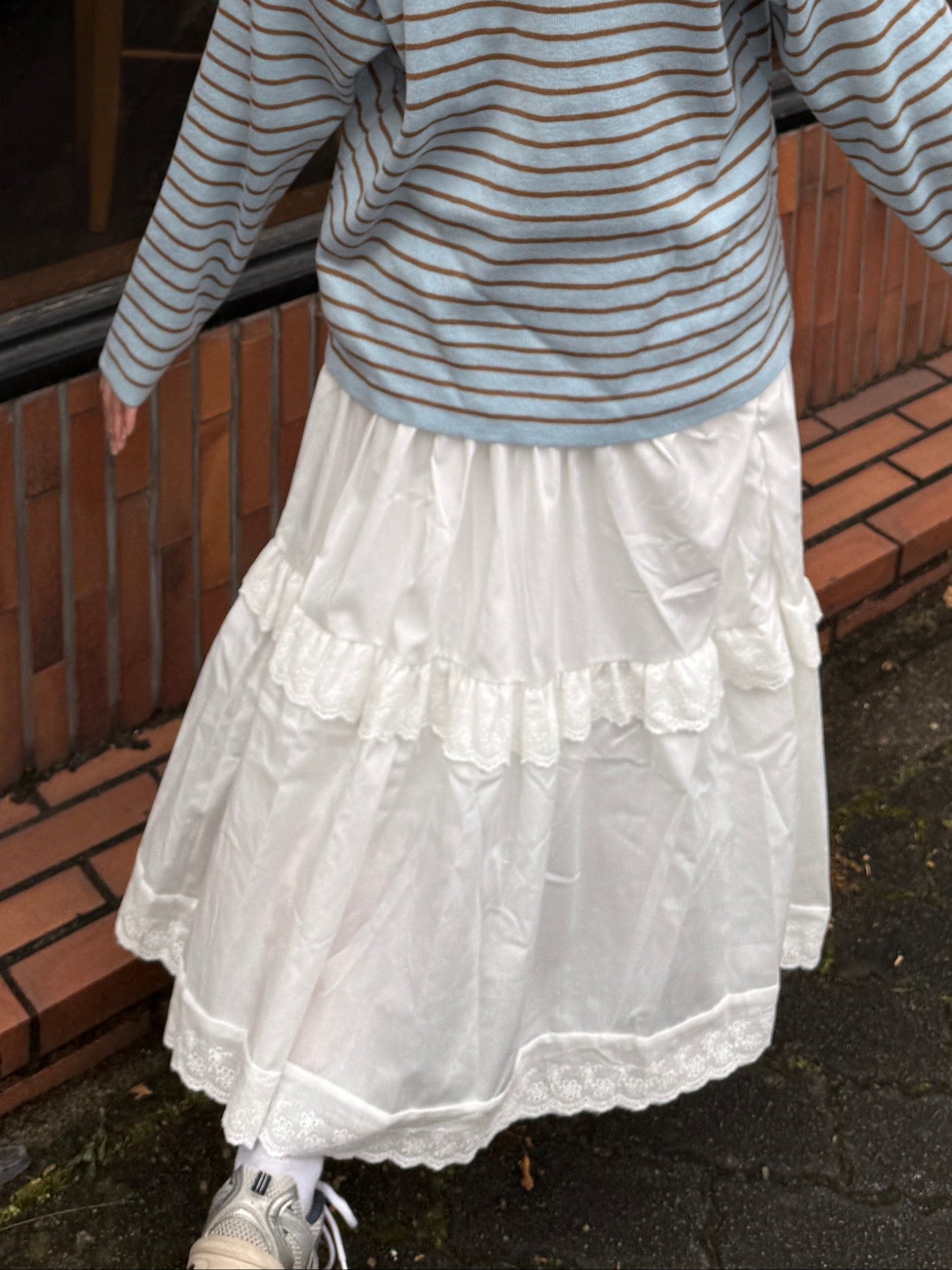 コットンレースロングスカート DPC03009