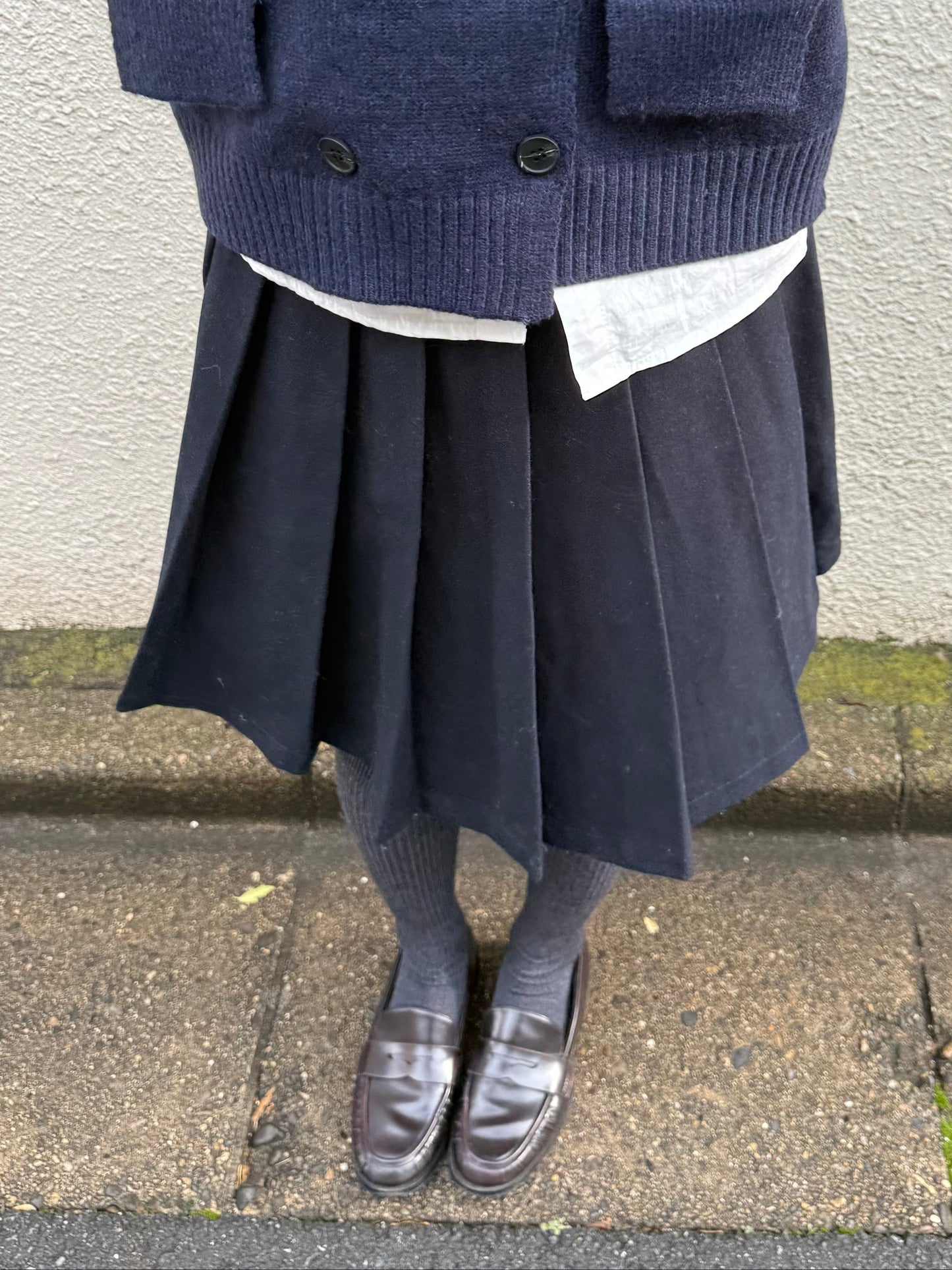 フロントプリーツミニスカート DPA43725