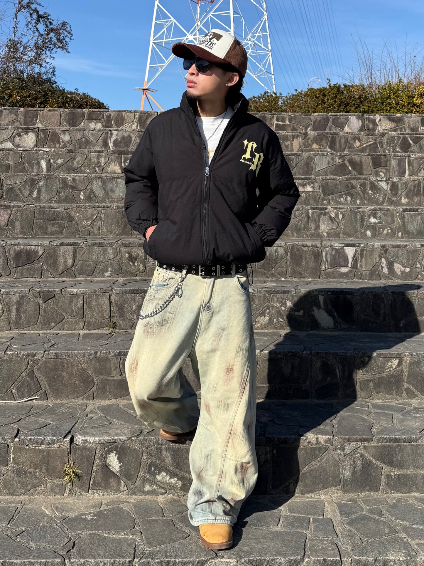 ダメージデザインデニムパンツ DPB90051