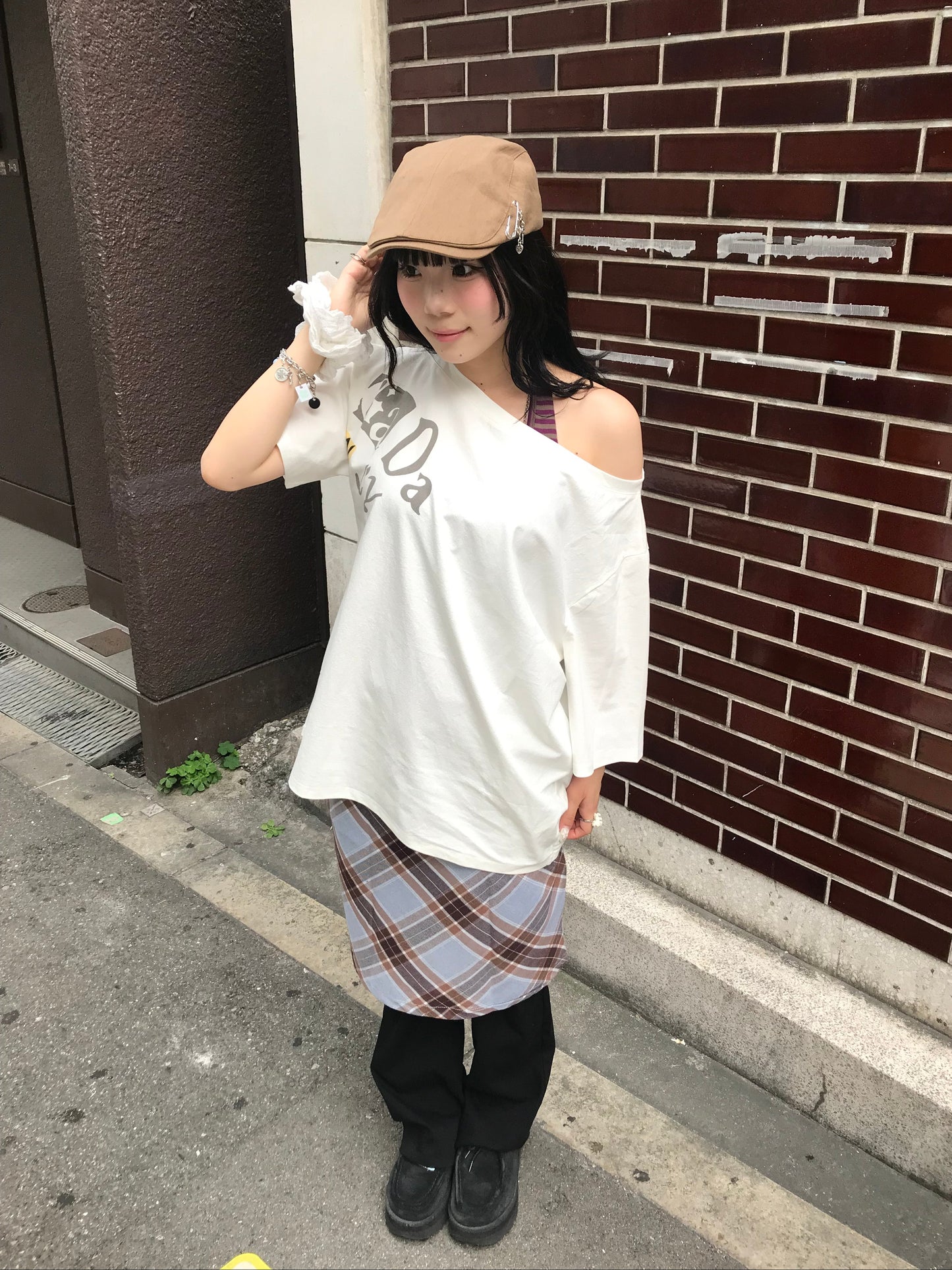 【即納】ワンショルダーオーバーT DPB89287S