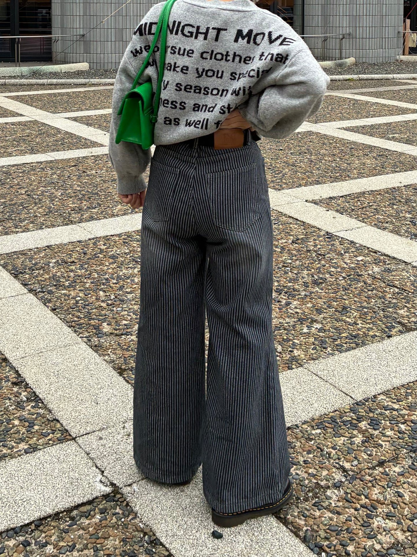 ストライプストレートパンツ DPA61445