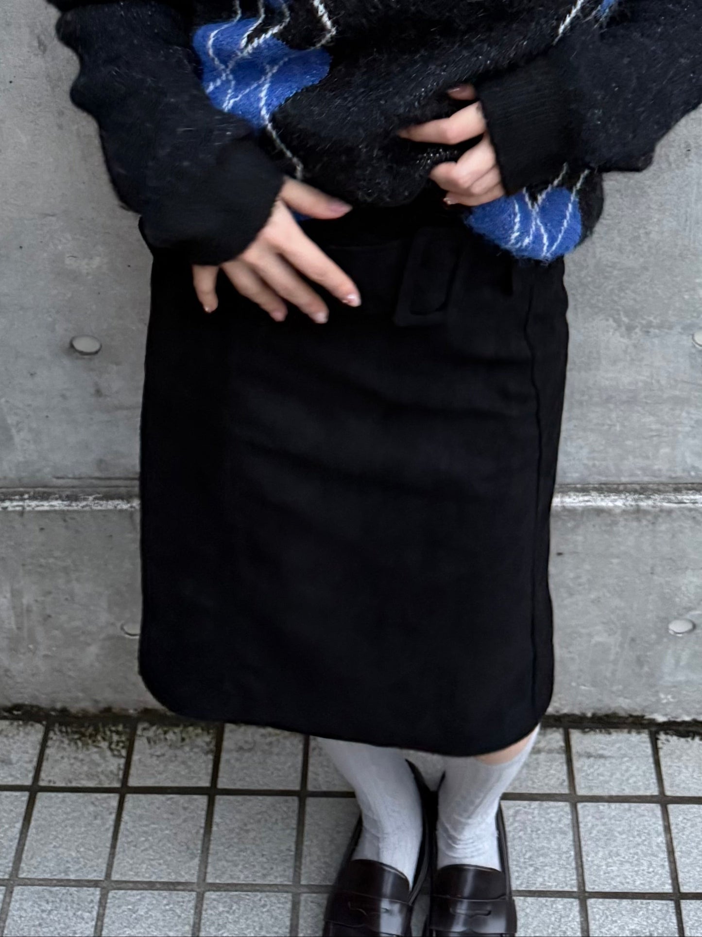 ウエストベルトミディアムスカート DPA43722