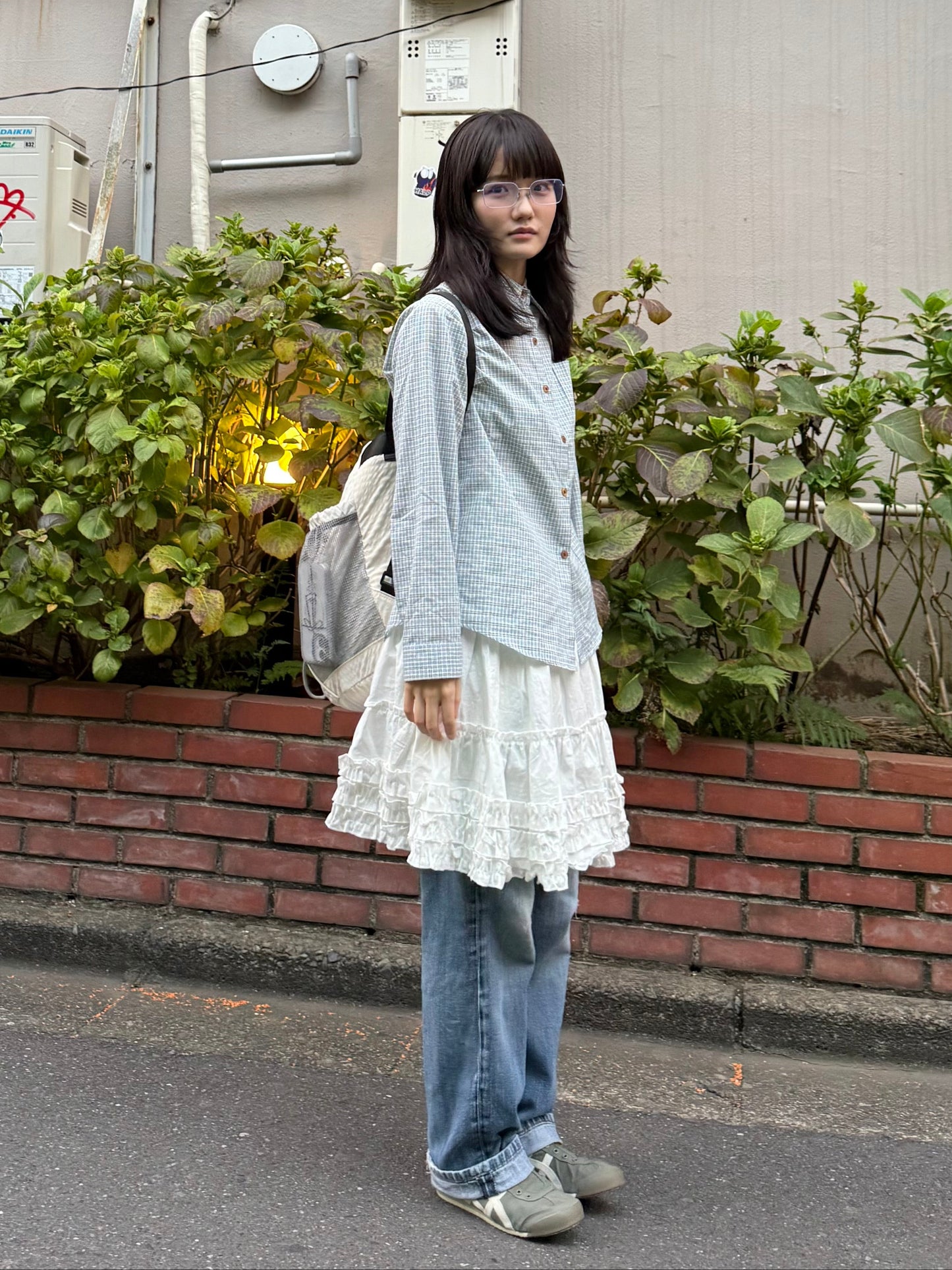 ホワイトレーススカート DPA43685