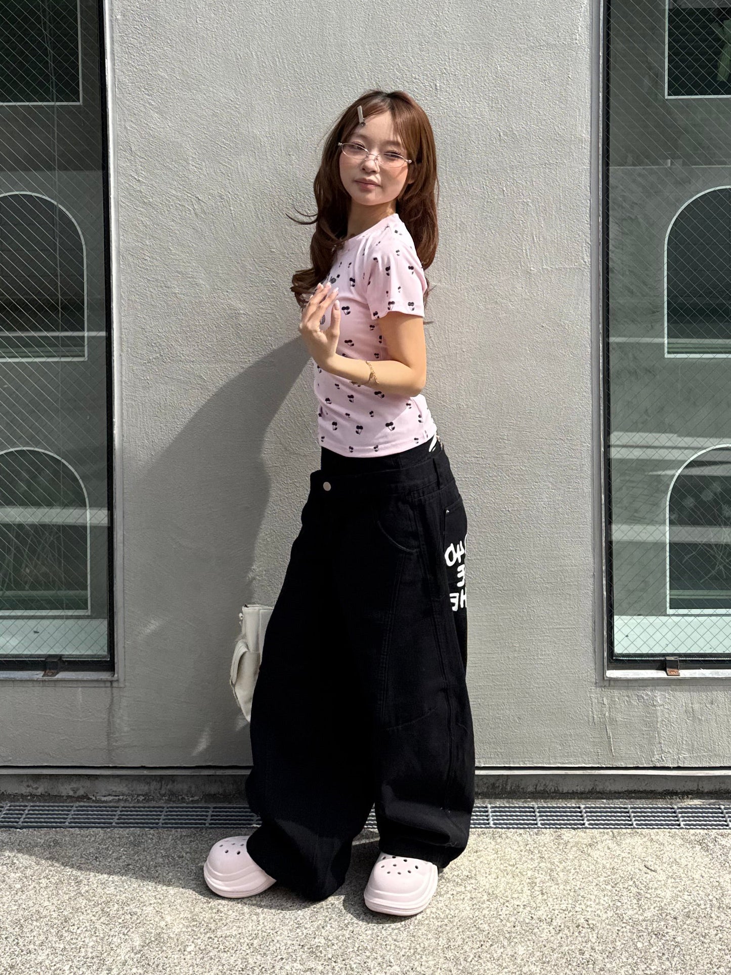 バックレタリングデニムパンツ DPB86257