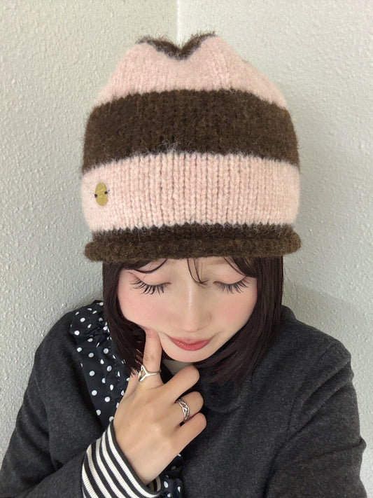 カラフルボーダーニット帽 DPB93095