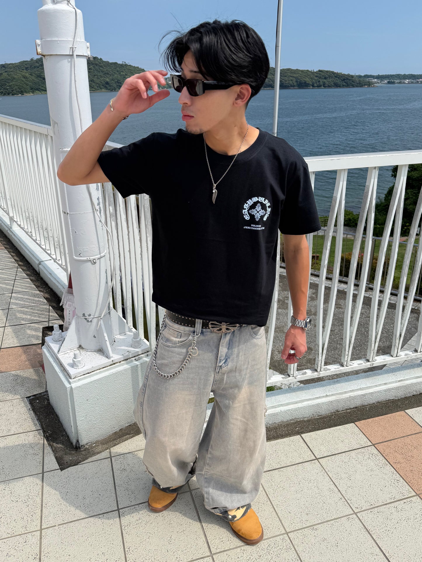 ゴシックバックロゴTシャツ DPB90210