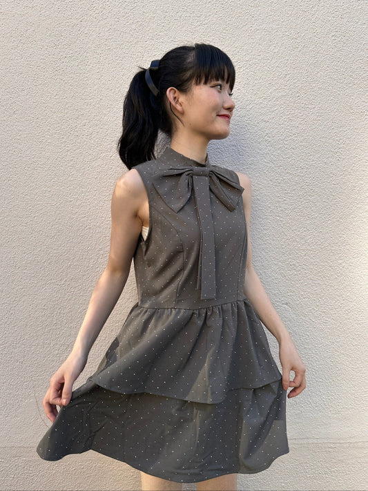 ビッグリボンドットワンピース DPA43401
