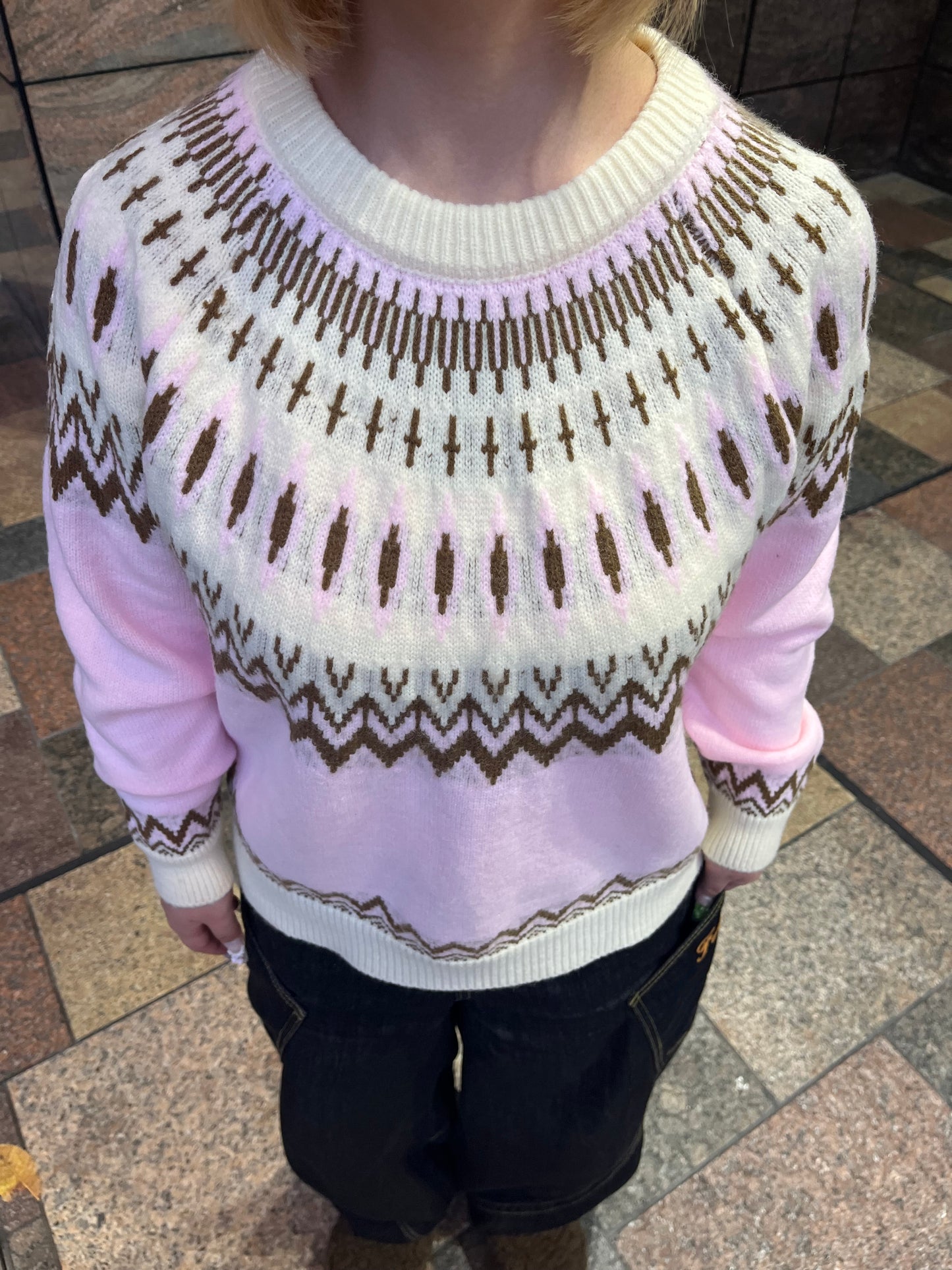 ノルディックカラーニット DPB97033