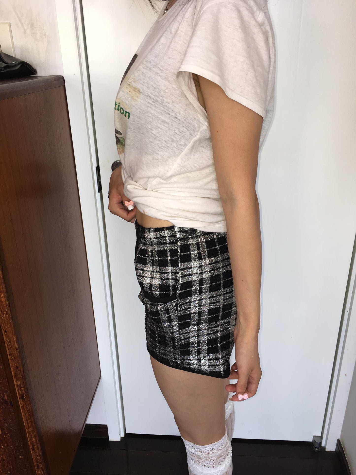 チェックショートパンツ DPC09075