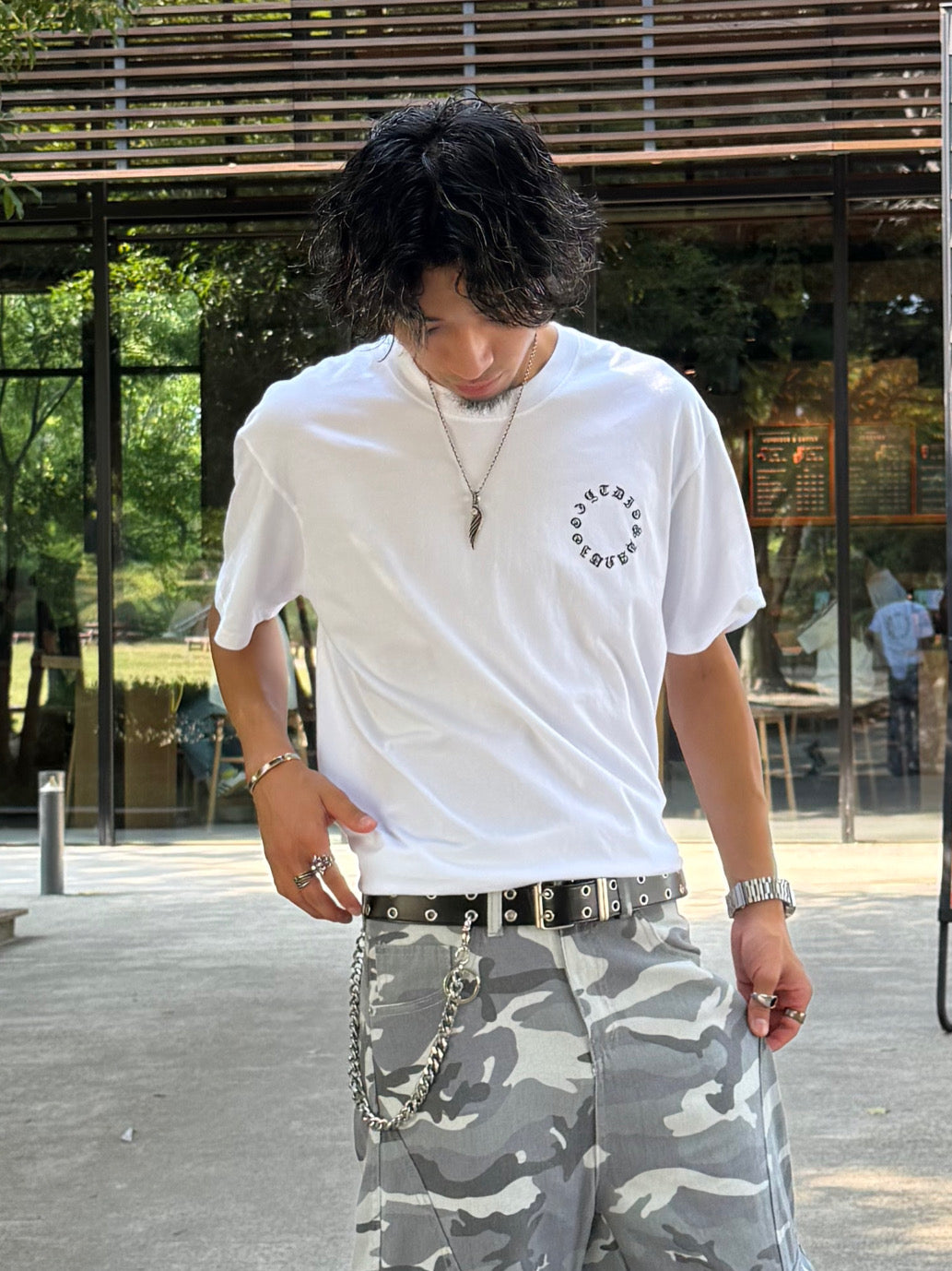 Kenshin_ダブルサークルロゴTシャツ DPB73407