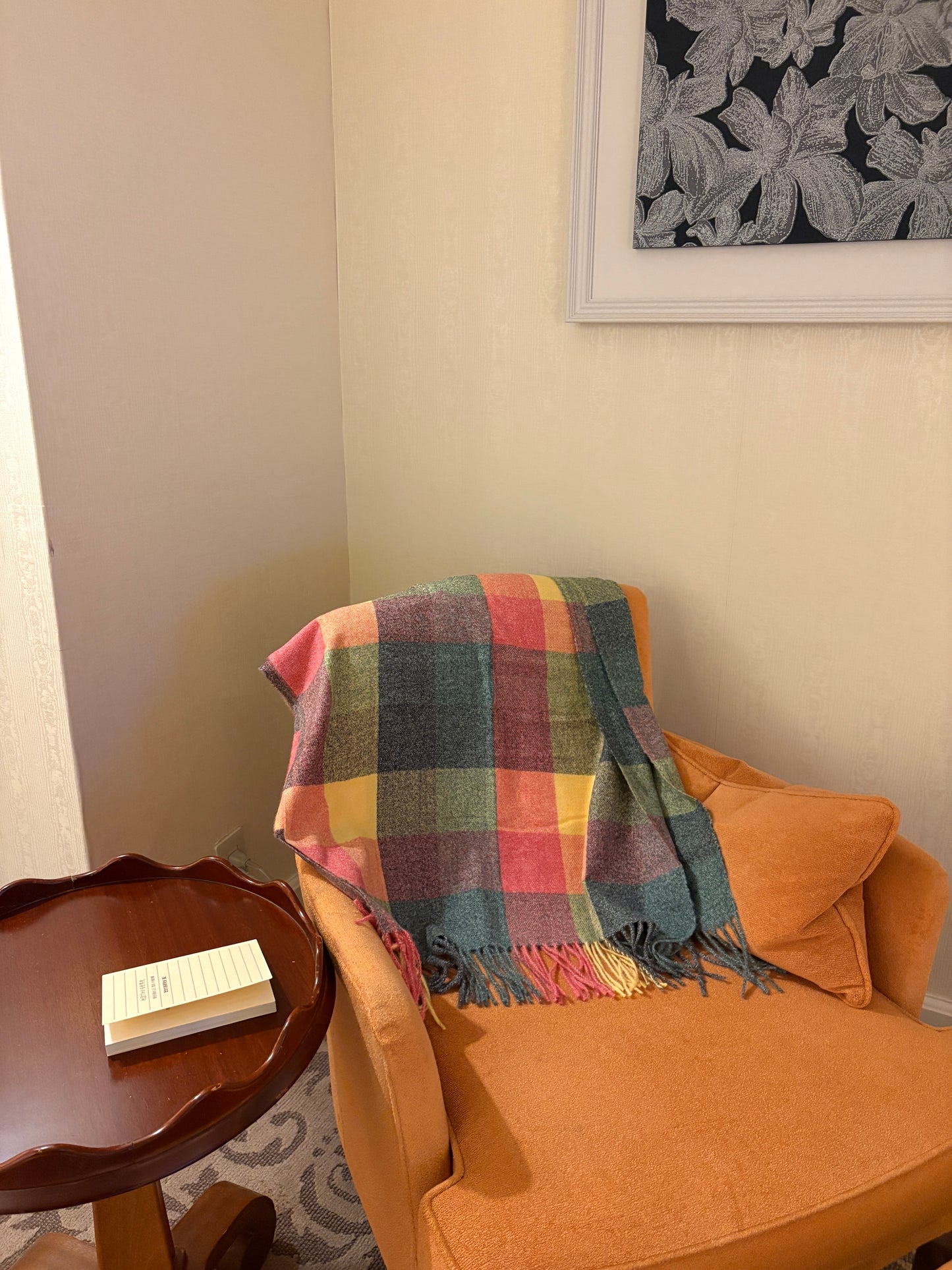 ブロックチェックマフラー DPA43728