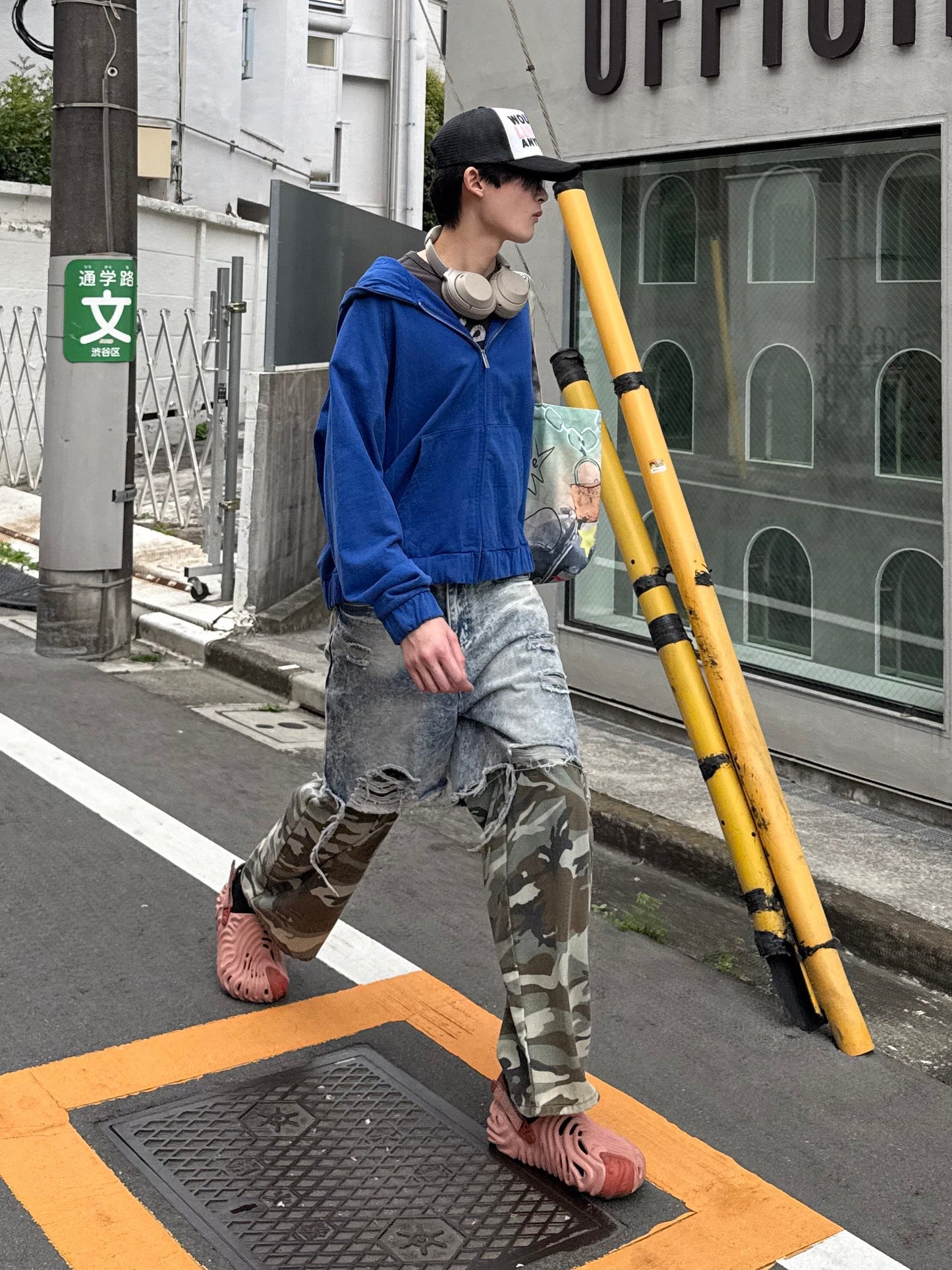 ドッキングカモフラデニムパンツ DPC05030
